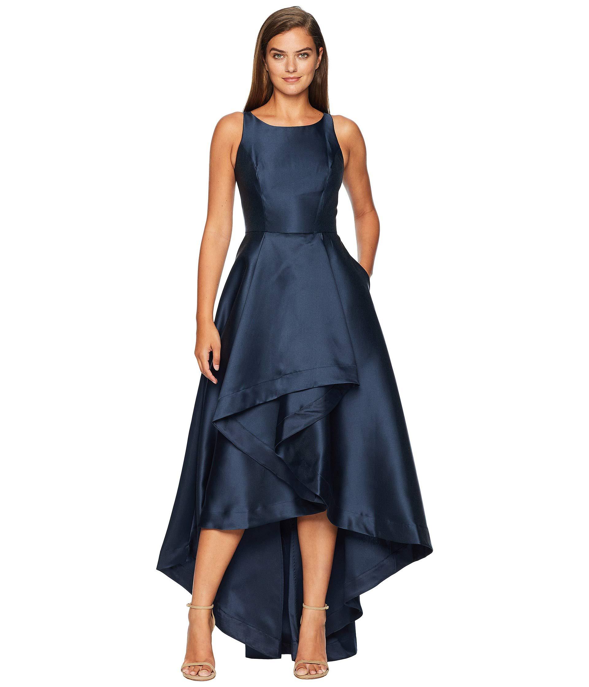 Adrianna Papell Mikado High-low Gown ...