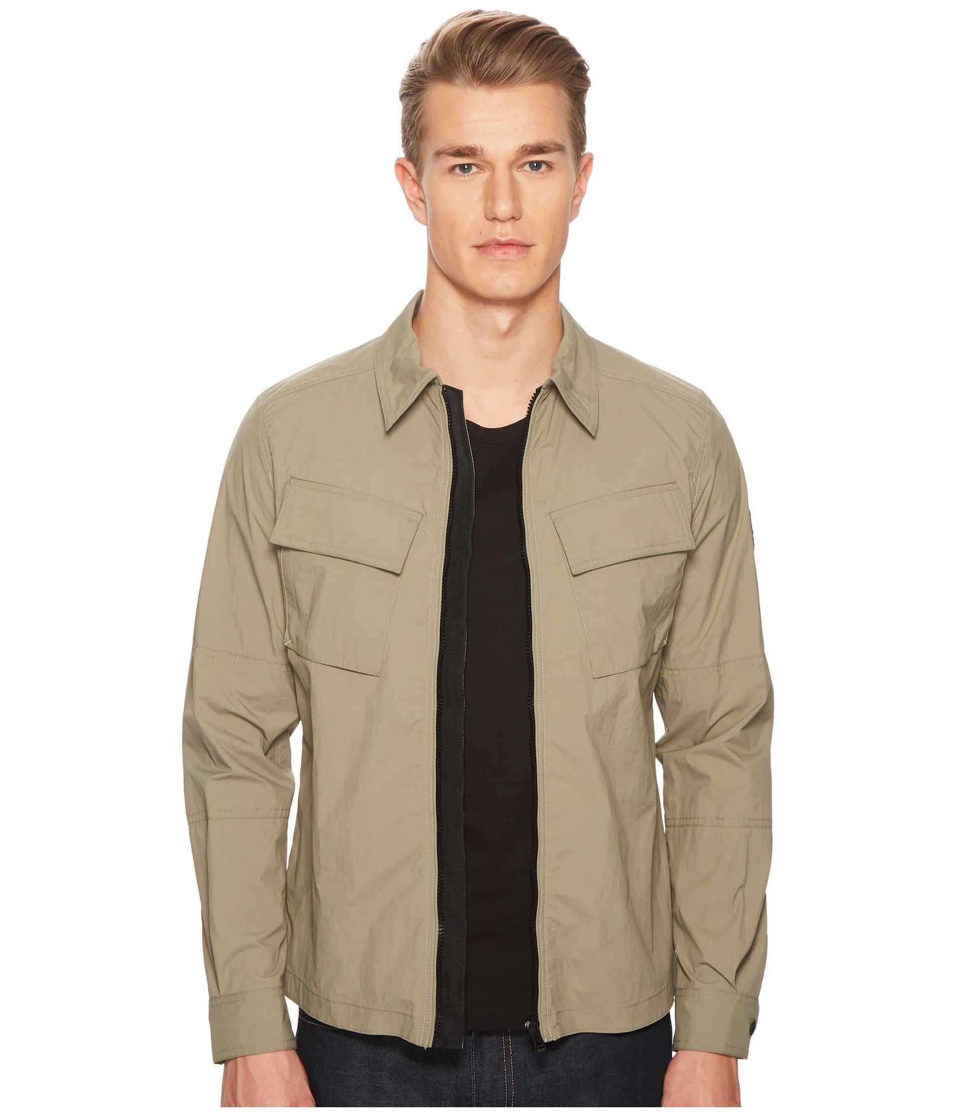 Belstaff Synthetic Talbrook Lightweight Ripstop Shirt Jacket (ash Green)  Coat for Men - Lyst