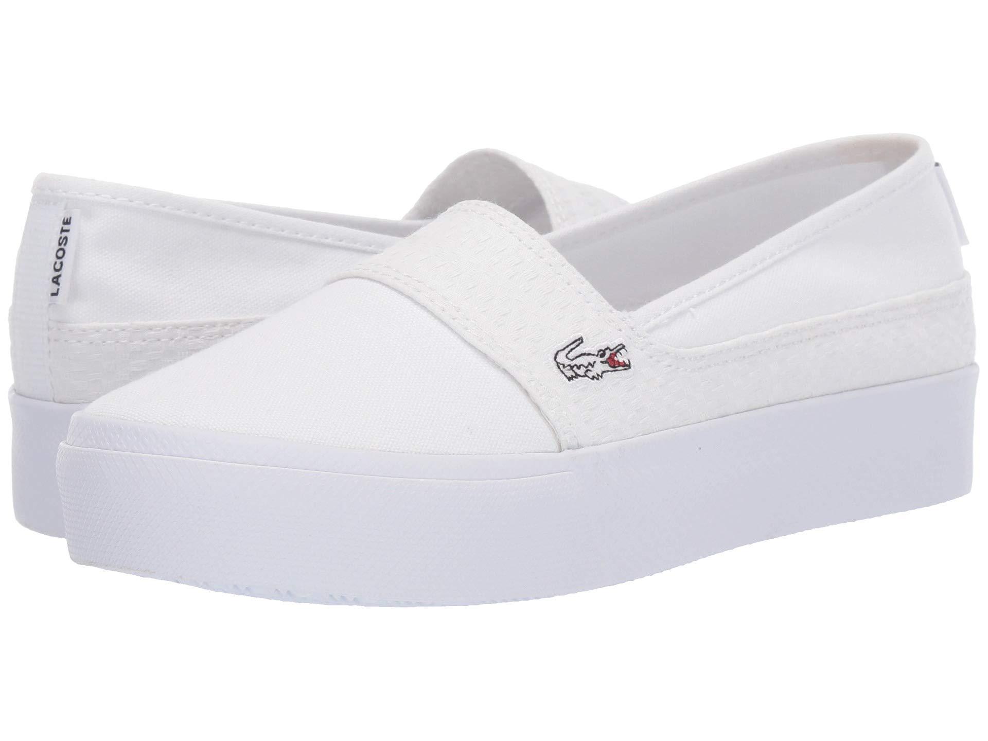 lacoste marice womens white