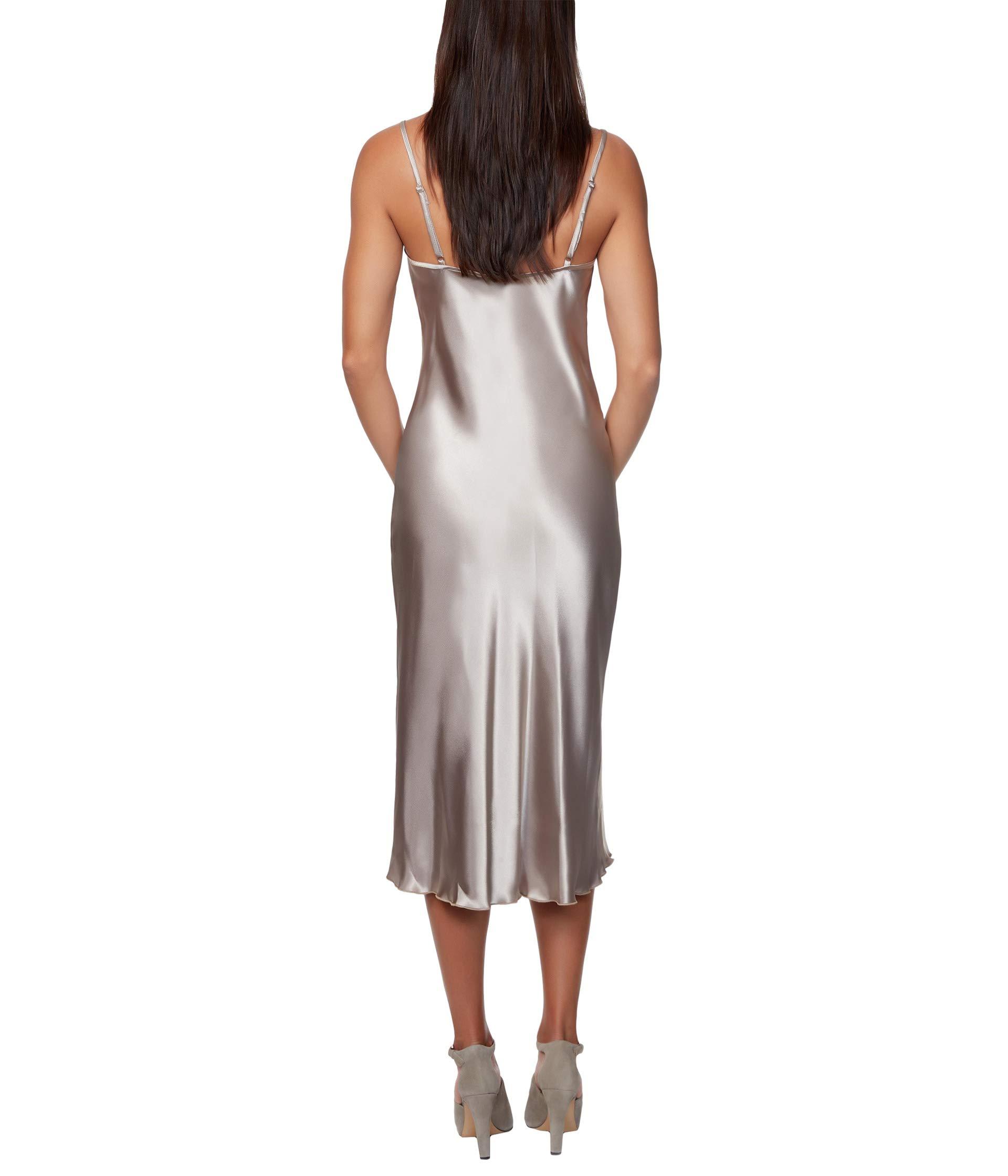 Bebe Satin Slip Dress Lyst