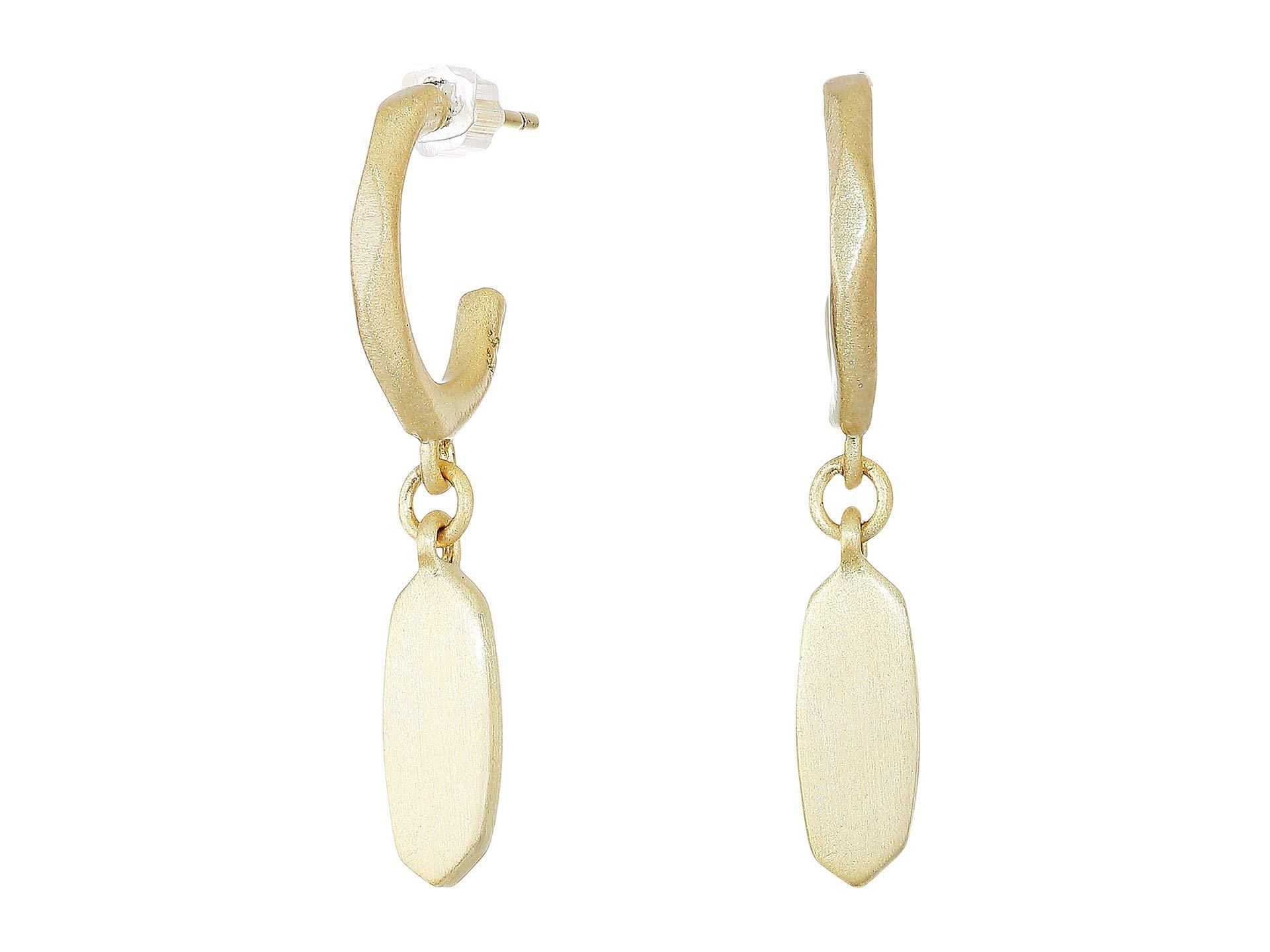 Kendra Scott Fern Huggie Earrings in Gold (Metallic) Lyst