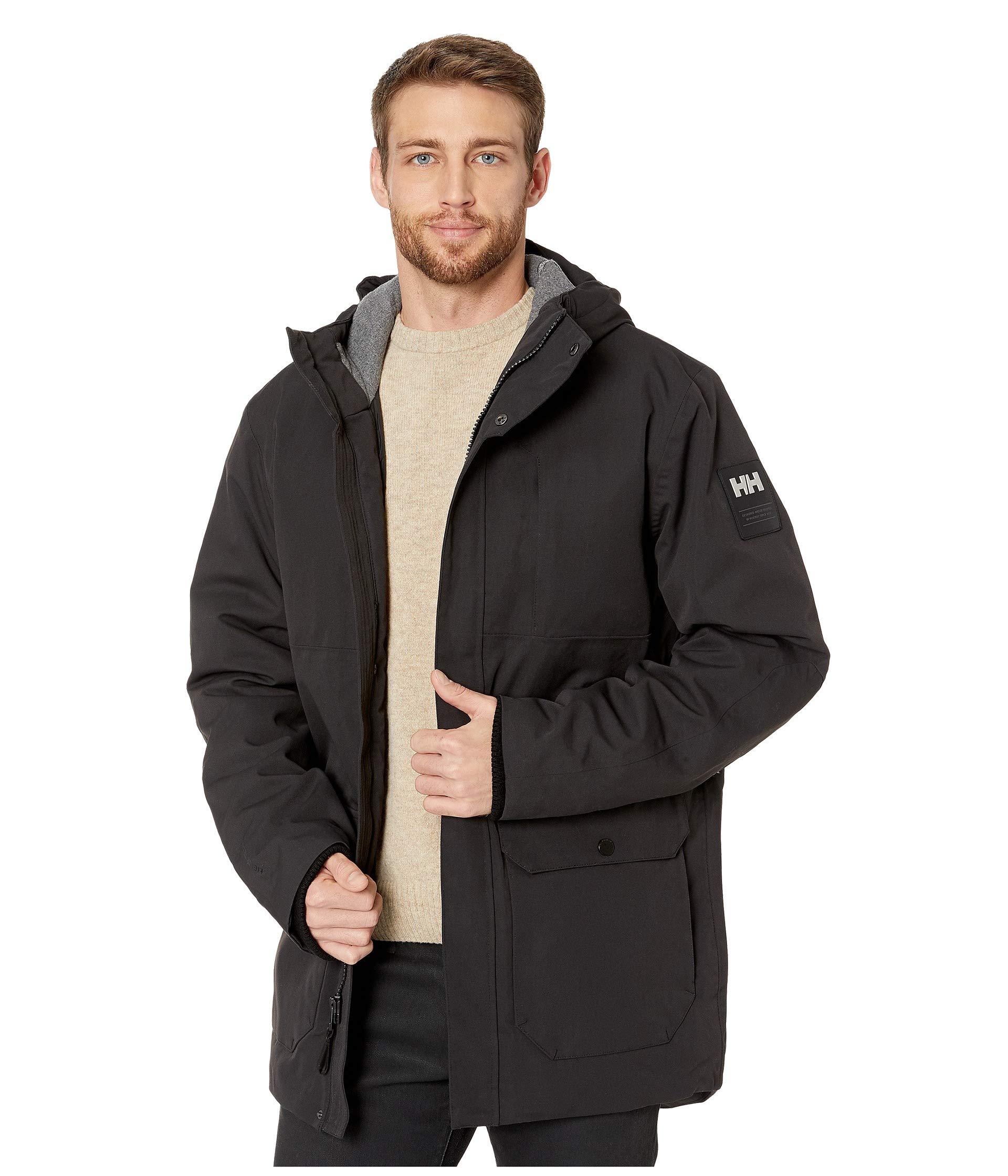 helly hansen men's urban long insulated jacket