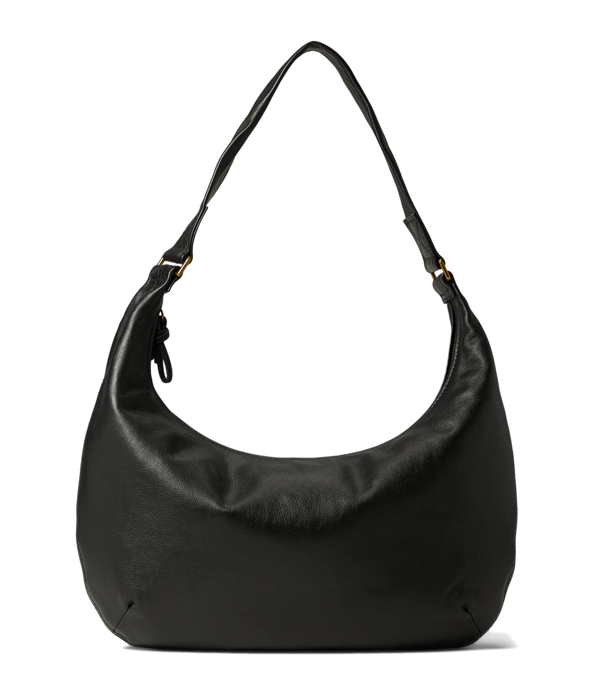 Madewell Soft Hobo Bag in Black | Lyst