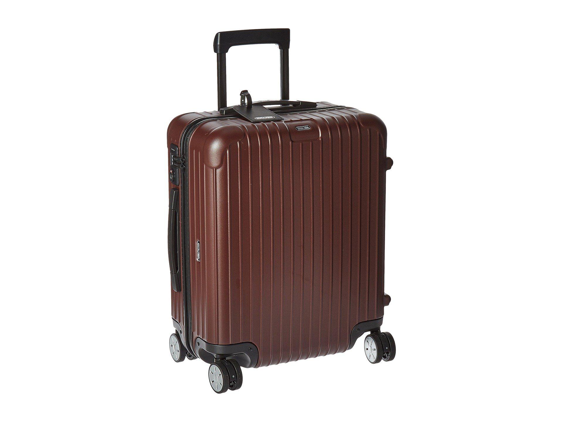 RIMOWA Salsa - Cabin Mutliwheel(r) (matte Carmona Red) Luggage for 