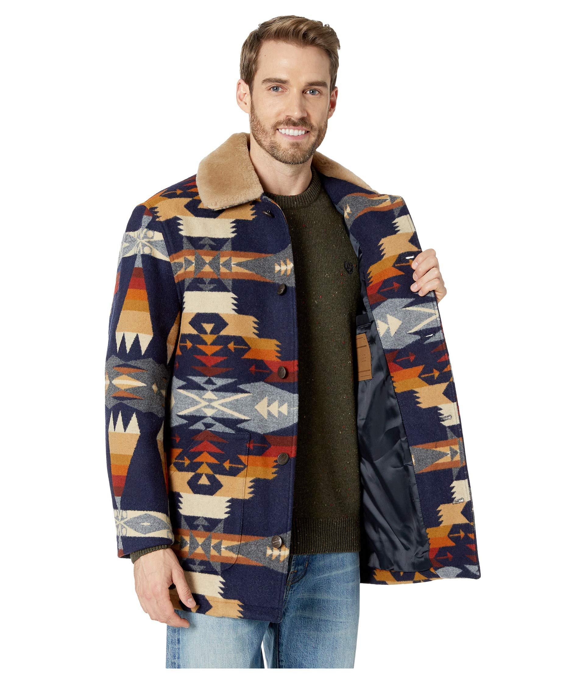 pendleton brownsville shearling coat