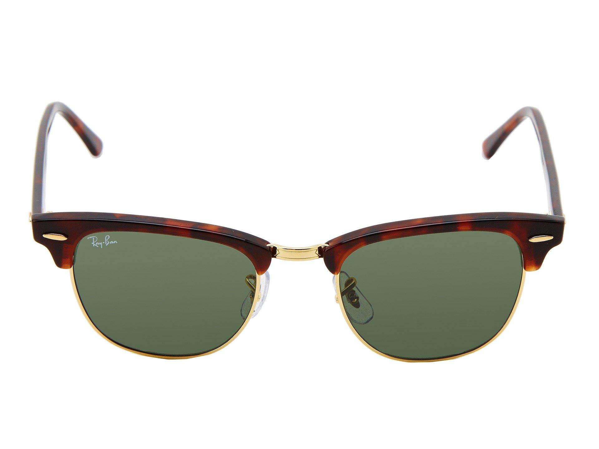 Ray-Ban Rb3016 Clubmaster Sunglasses 51mm in Dark Tortoise (Brown) - Lyst