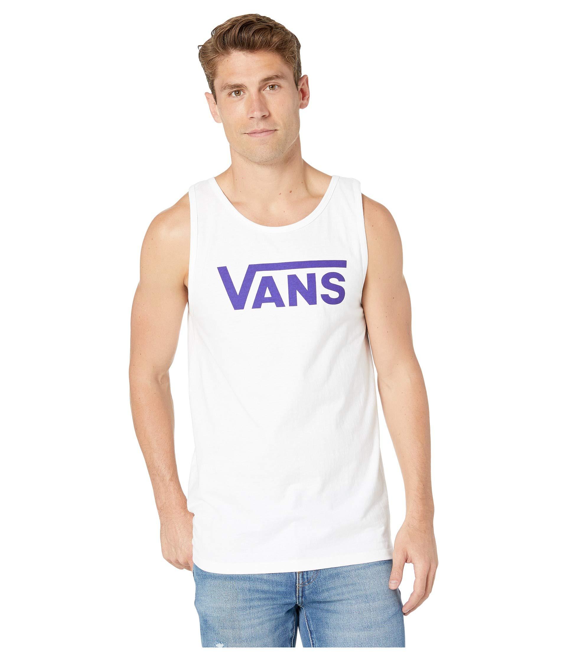 Vans Cotton Classic Tank Top in White for Men Lyst