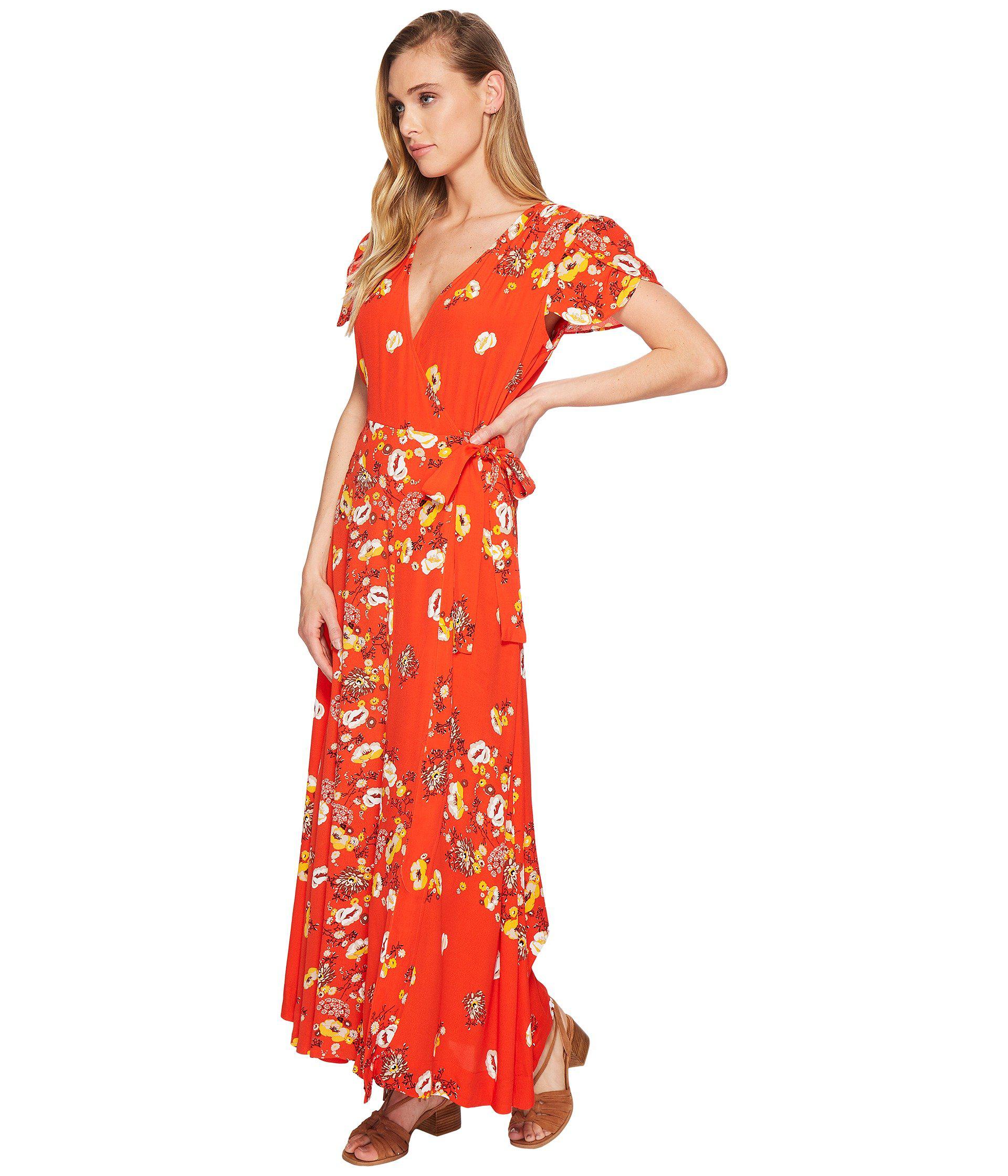 free people jess wrap dress