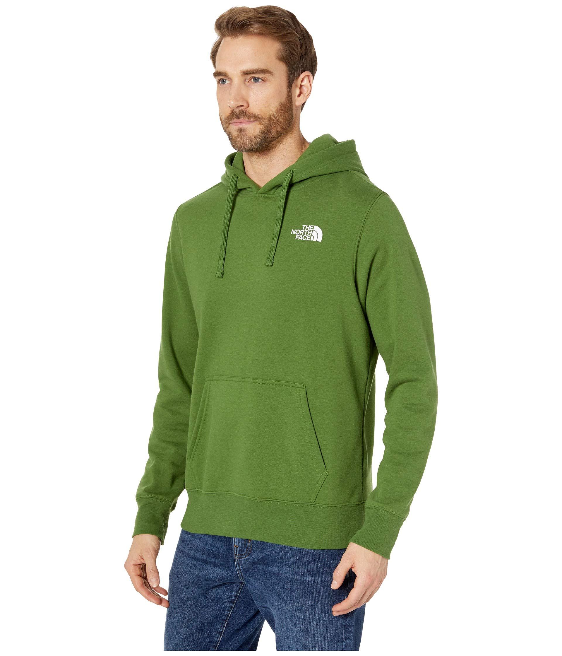 The North Face Cotton Red Box Pullover Hoodie in Green for Men - Lyst