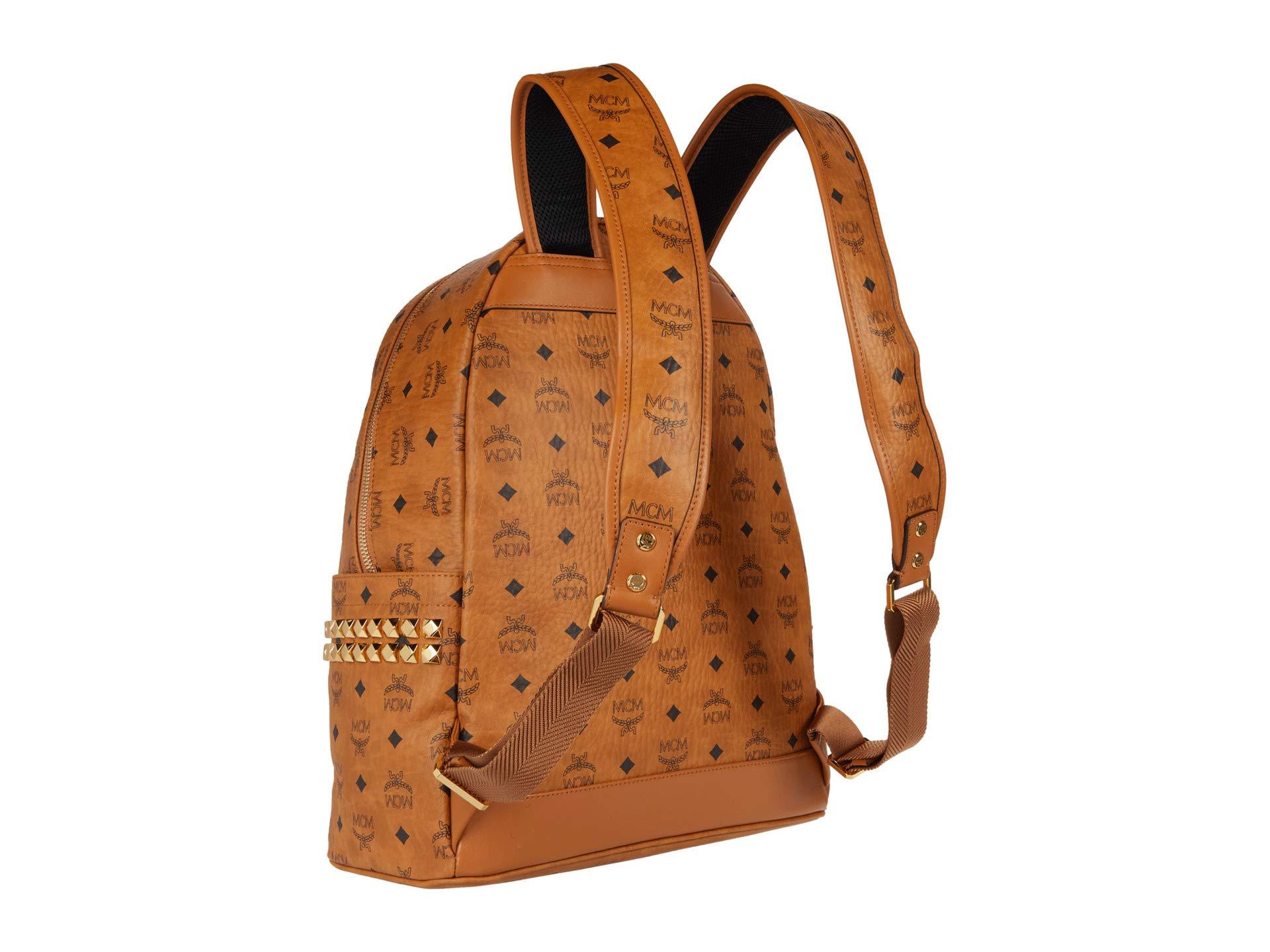 mcm backpack straps