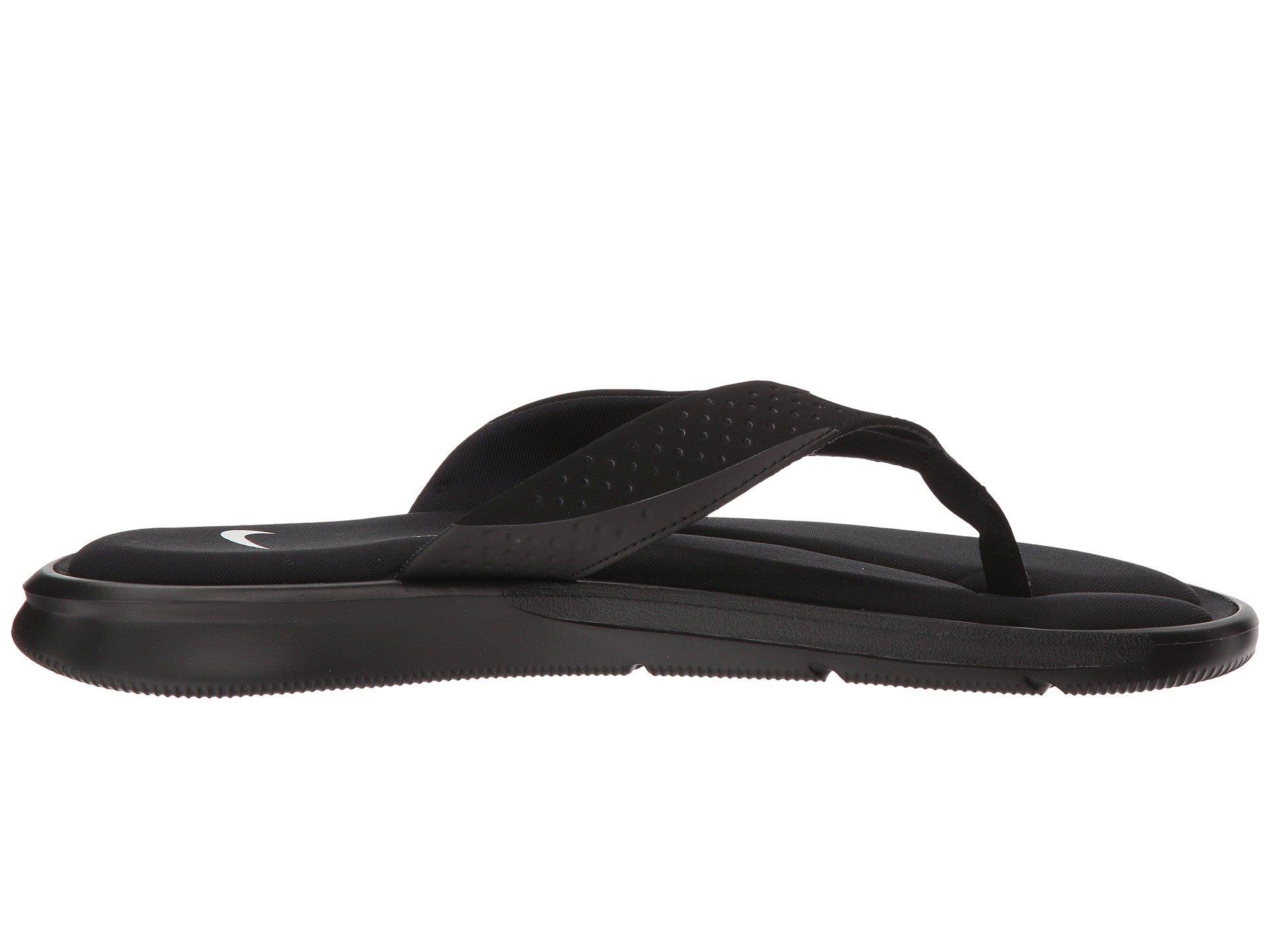 Nike Rubber Ultra Comfort Thong S 916831-001 in Black/White (Black) for Men  | Lyst