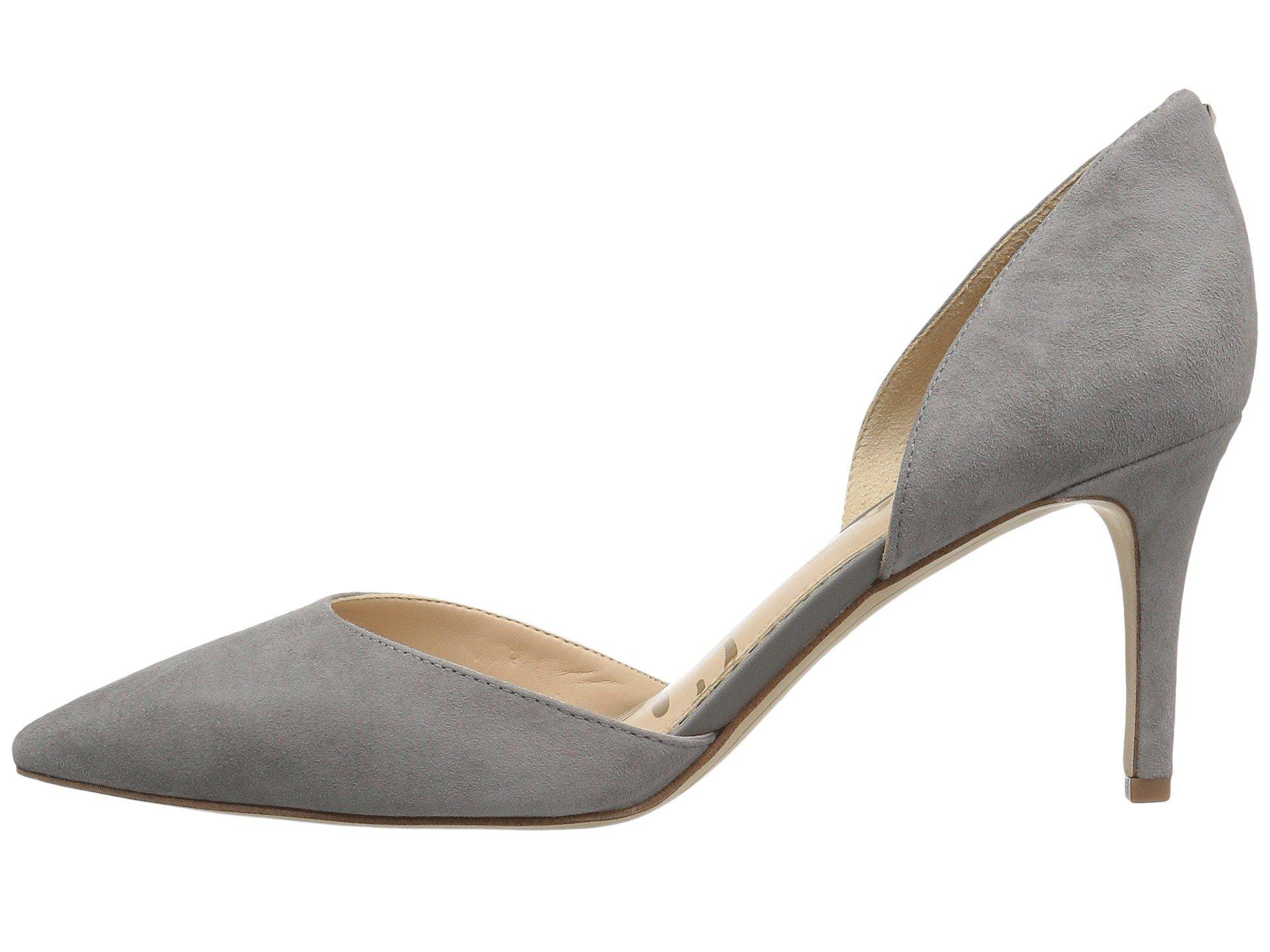 sam edelman grey heels