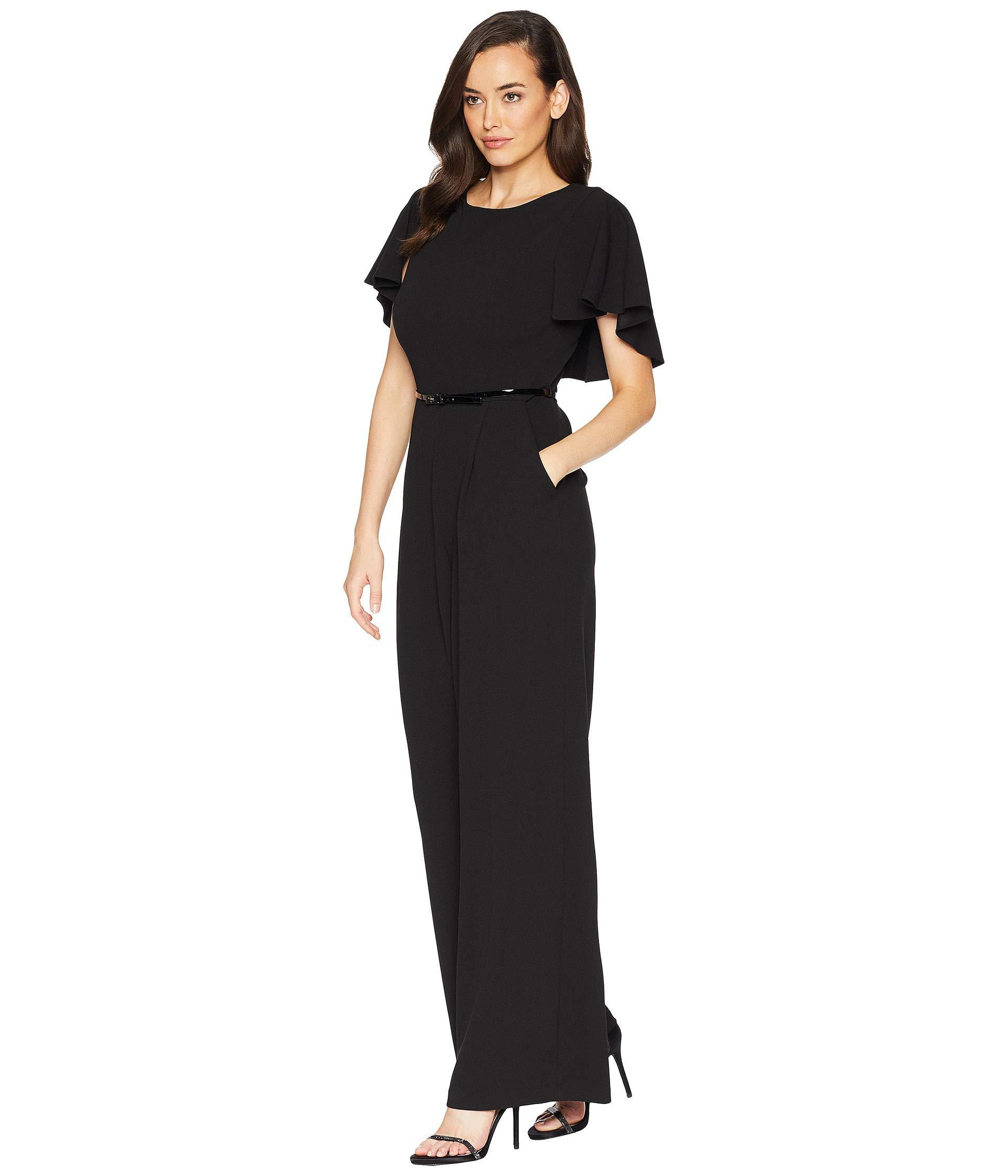 calvin klein black jumpsuit