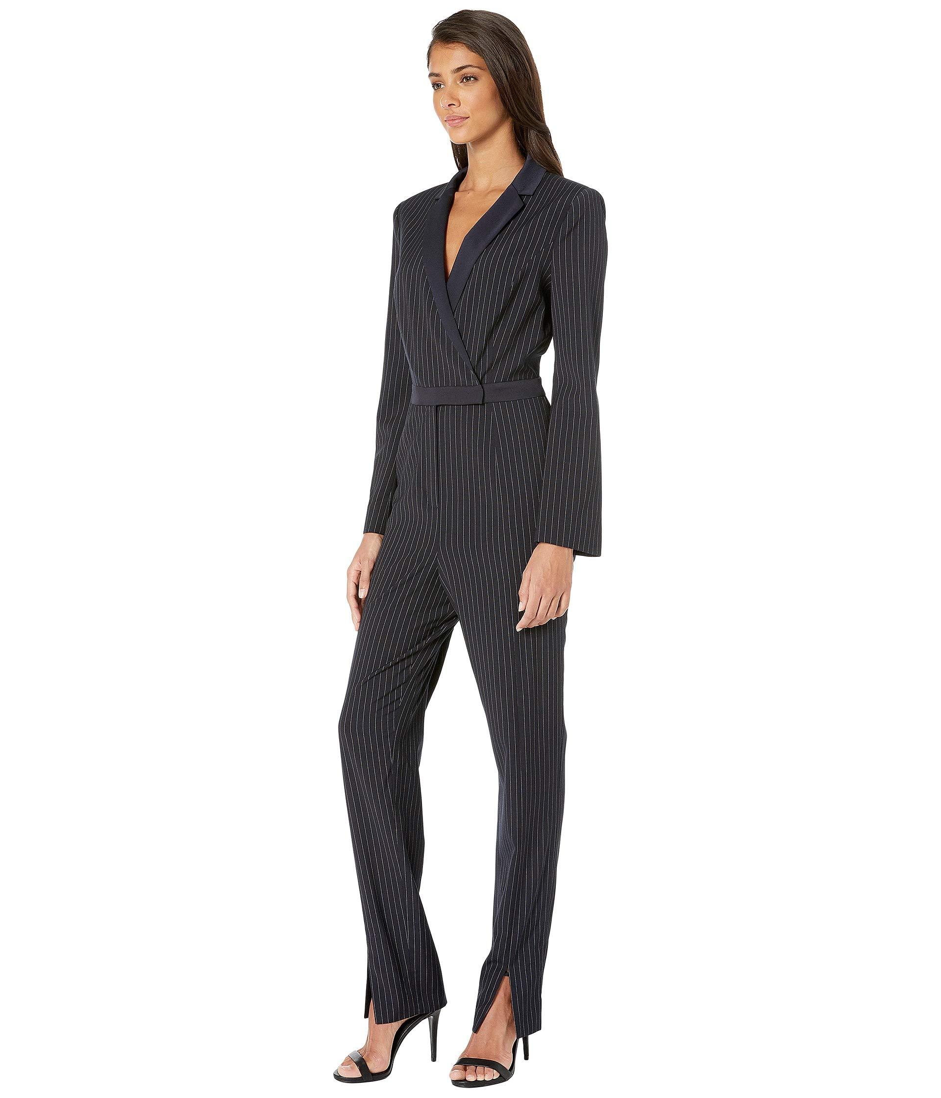 bcbg faux wrap jumpsuit