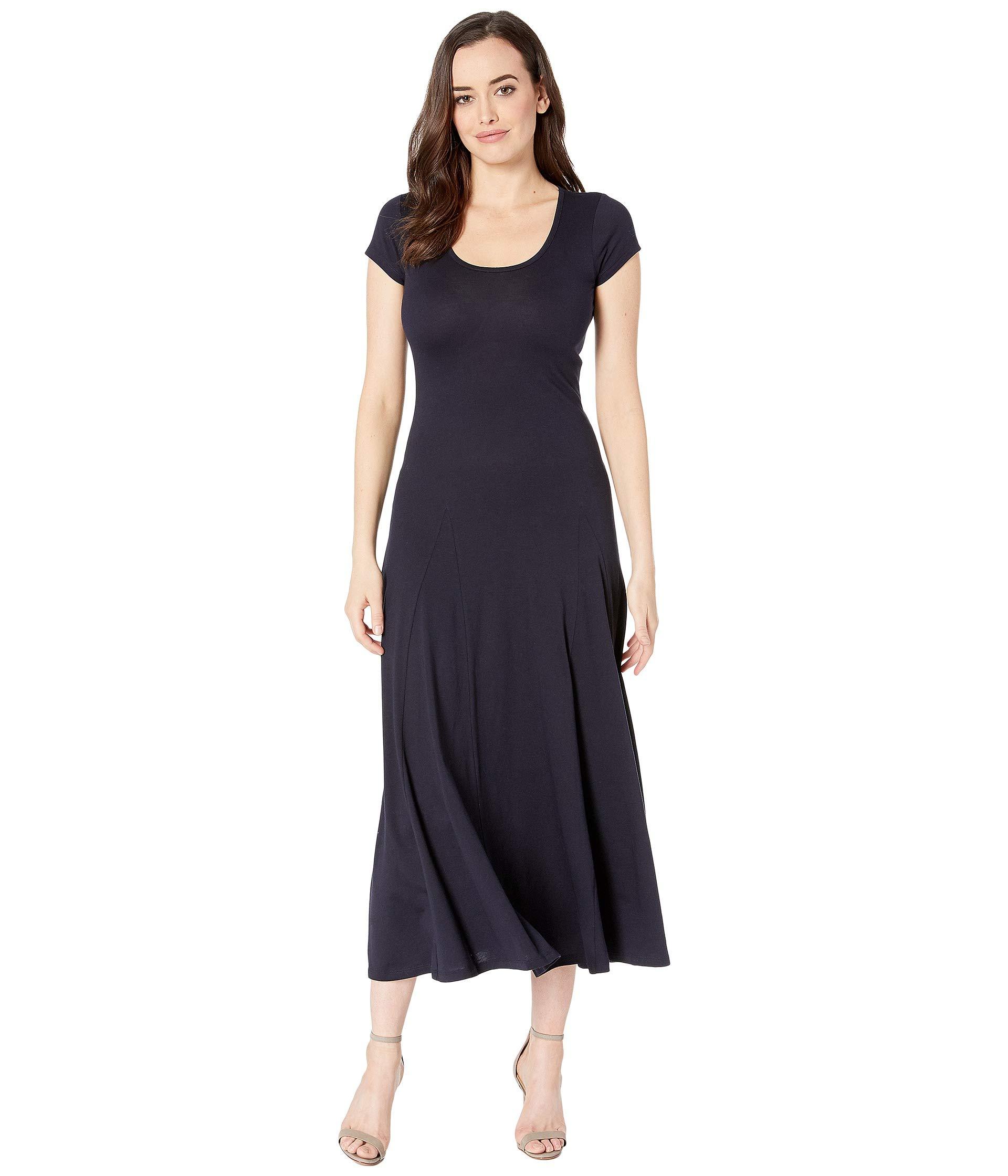 navy t shirt maxi dress