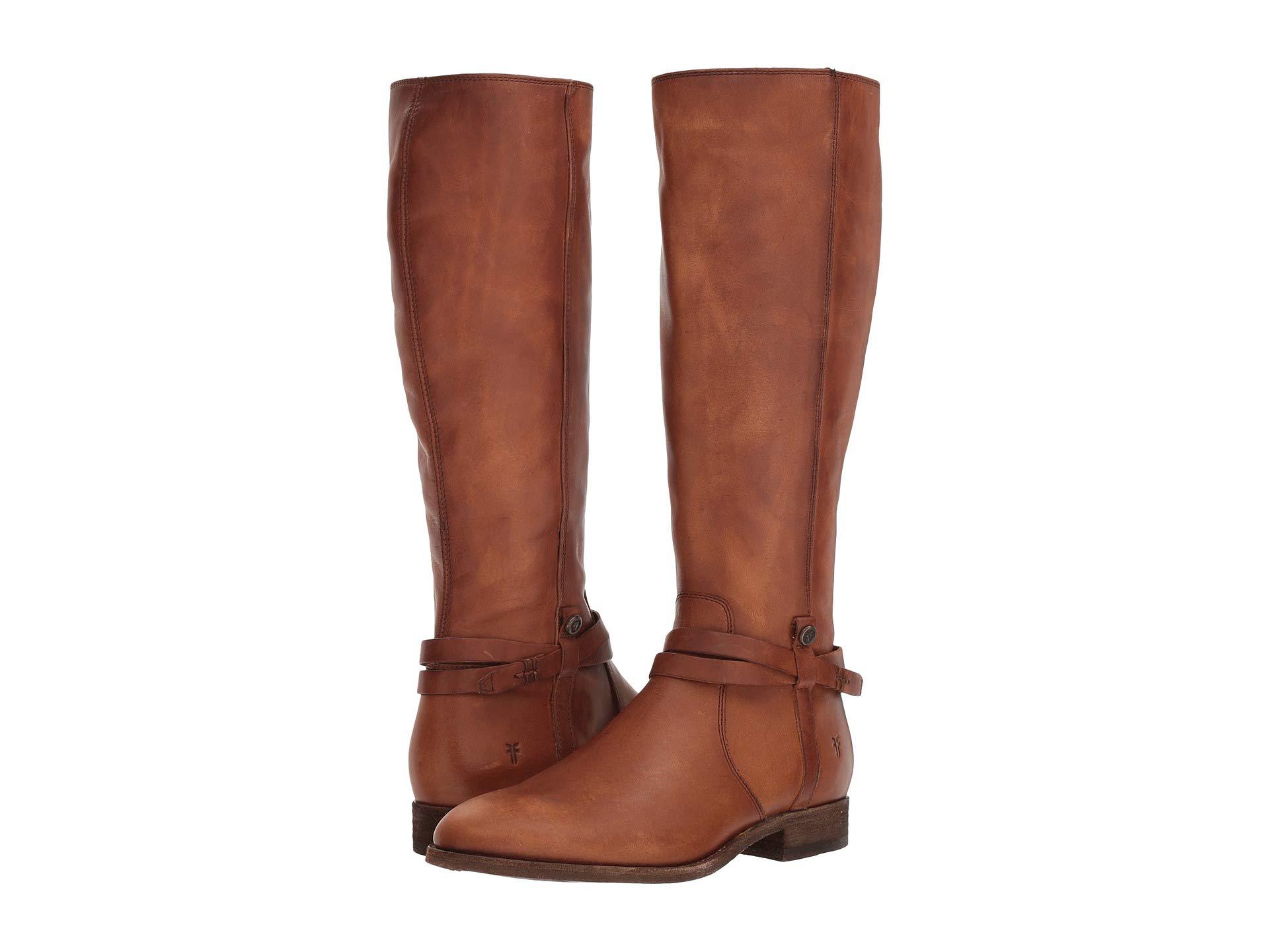 frye melissa belted tall boots