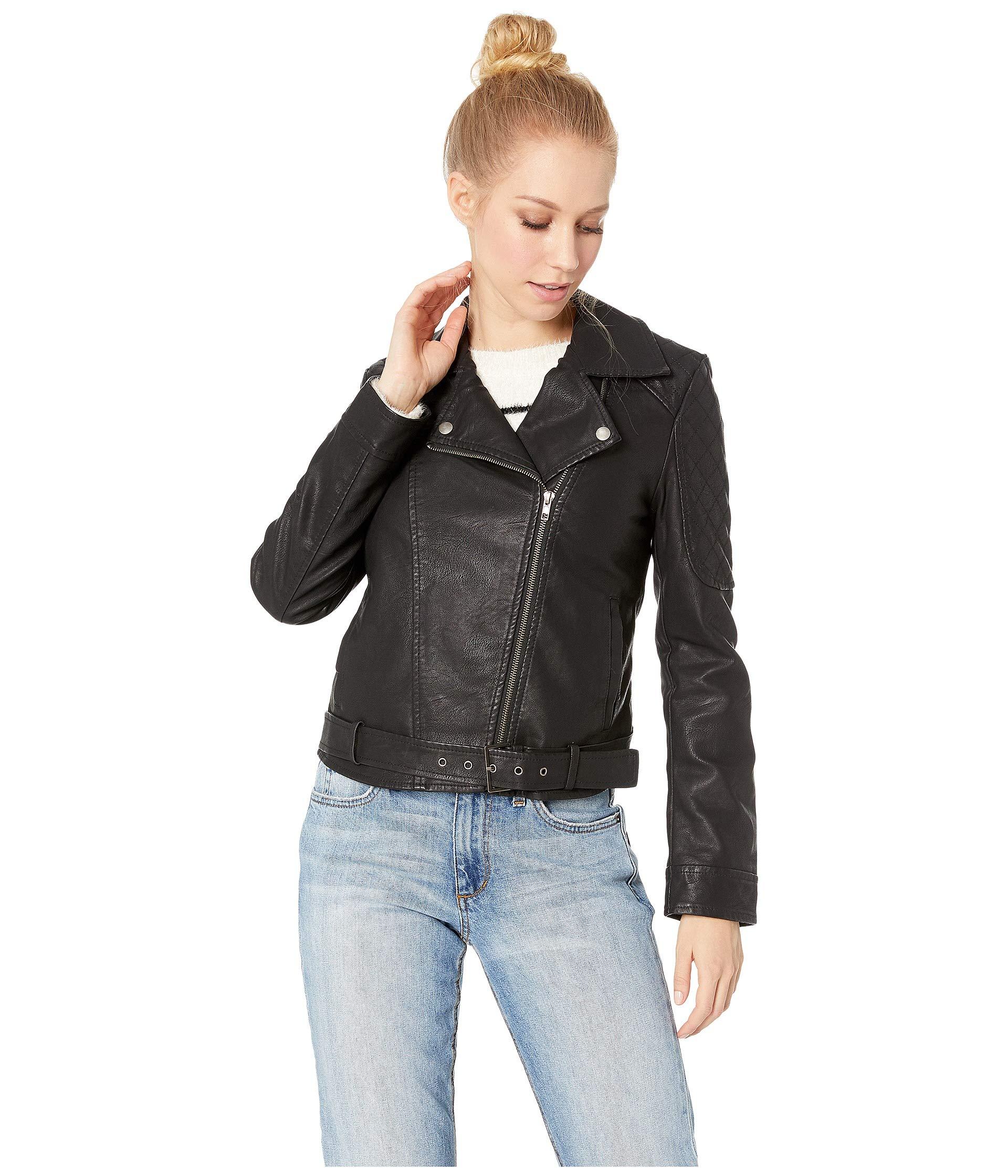 bb dakota black leather jacket