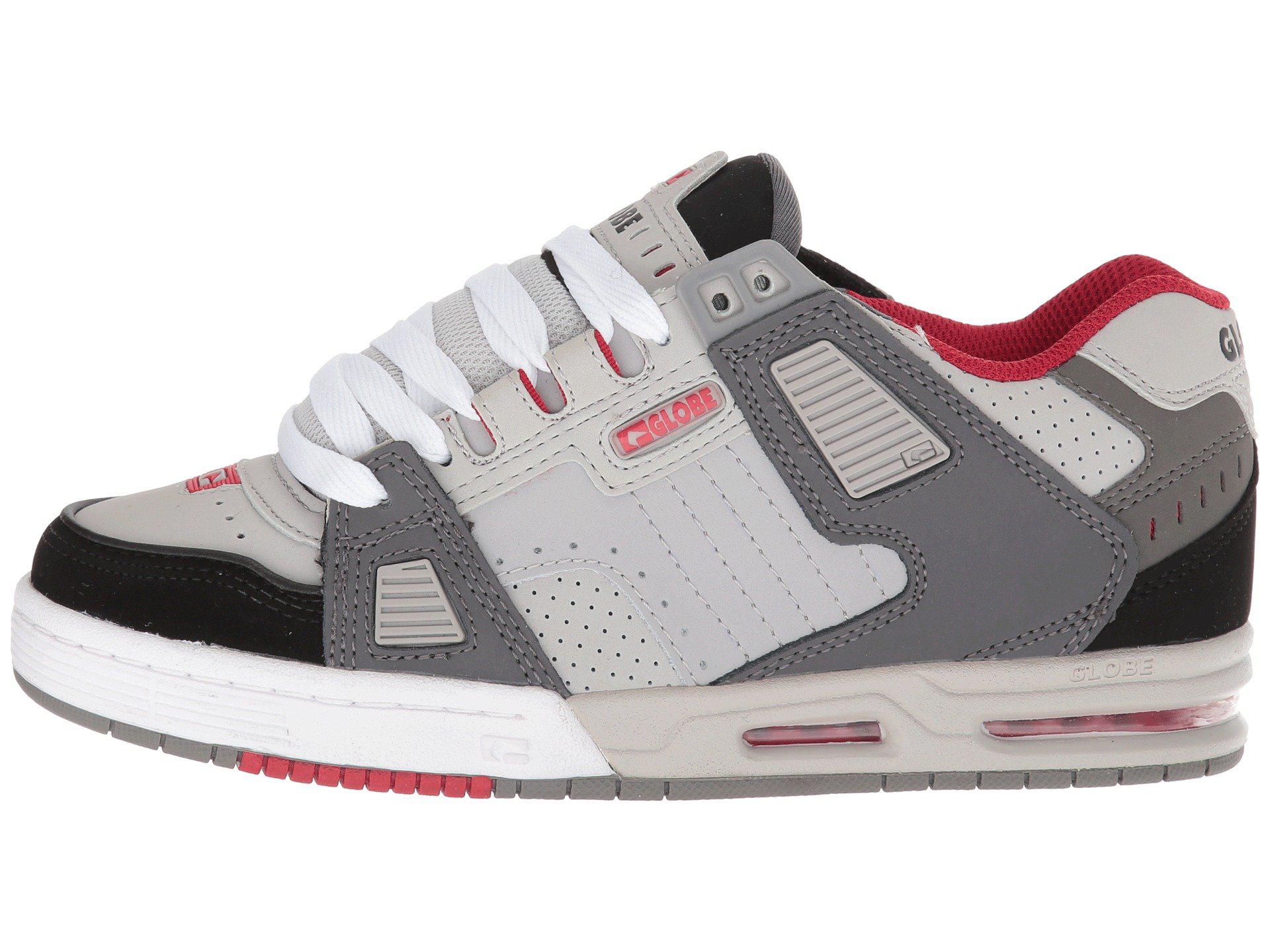 Globe Sabre Charcoal Silver Grey Skater Chaussures Sneaker Chaussures