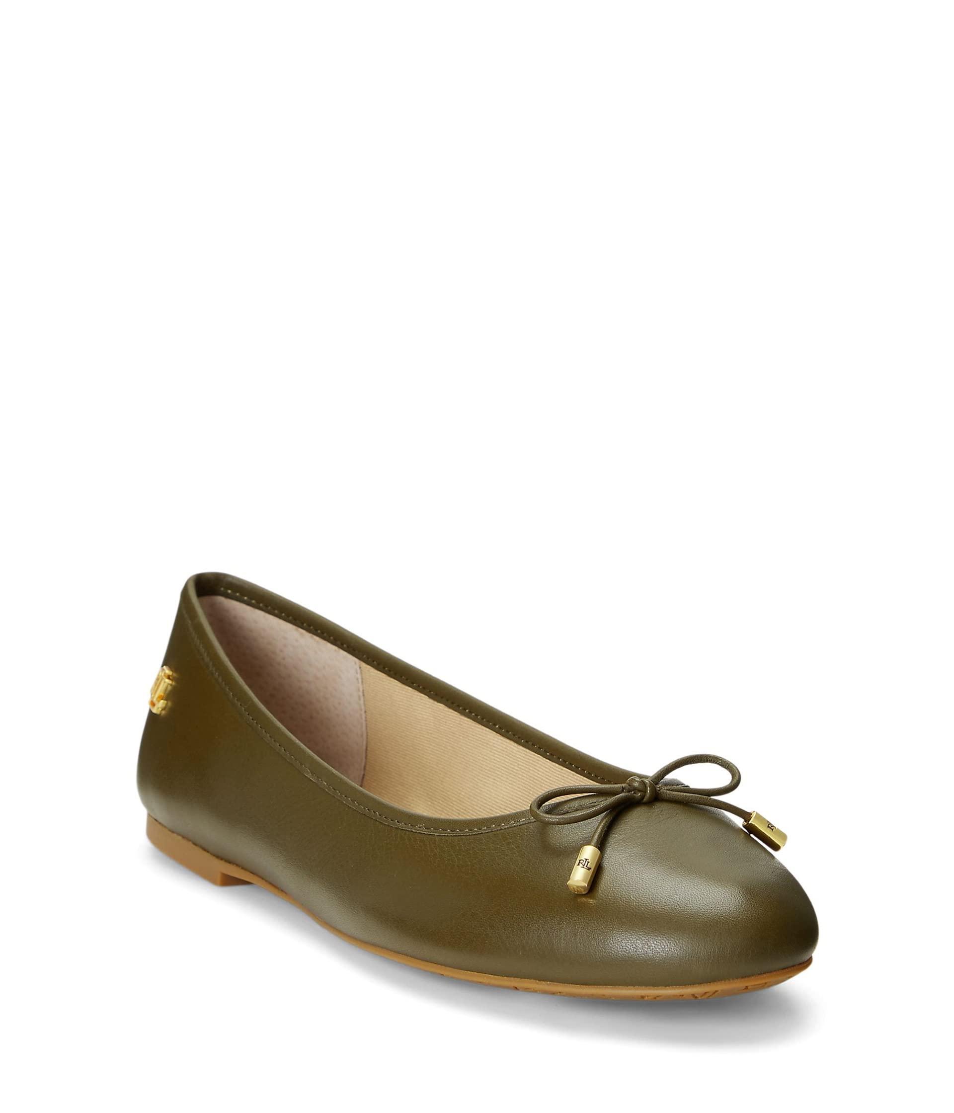 Lauren by Ralph Lauren Jayna Ballet Flat in Green Lyst