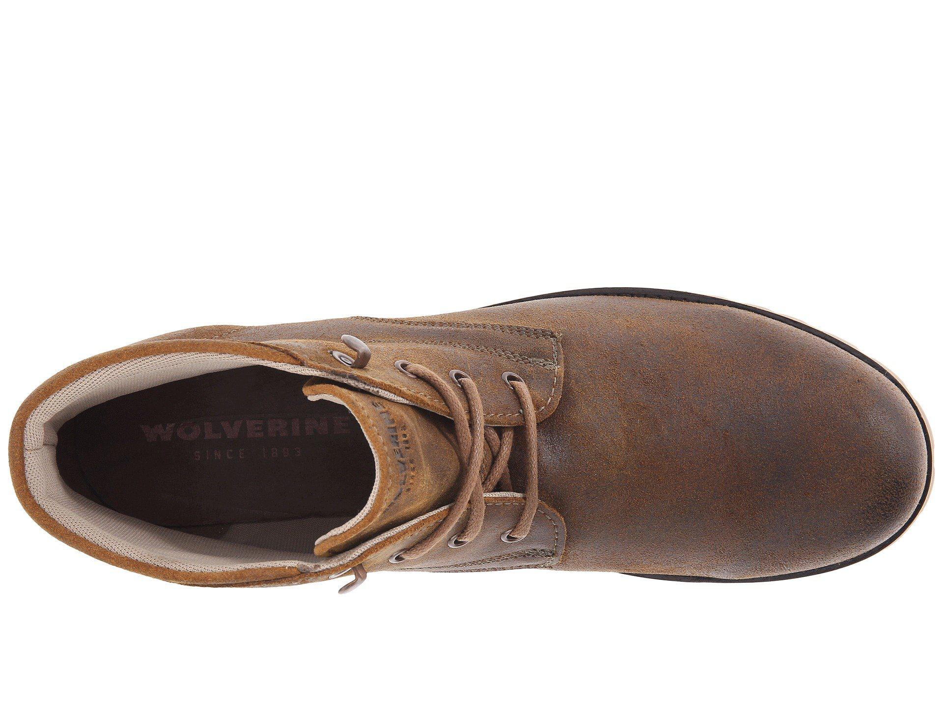 wolverine cort waterproof leather chukka