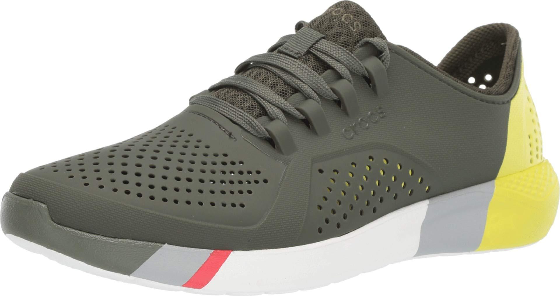 Crocs™ Literide Colorblock Pacer Sneaker in Green for Men | Lyst