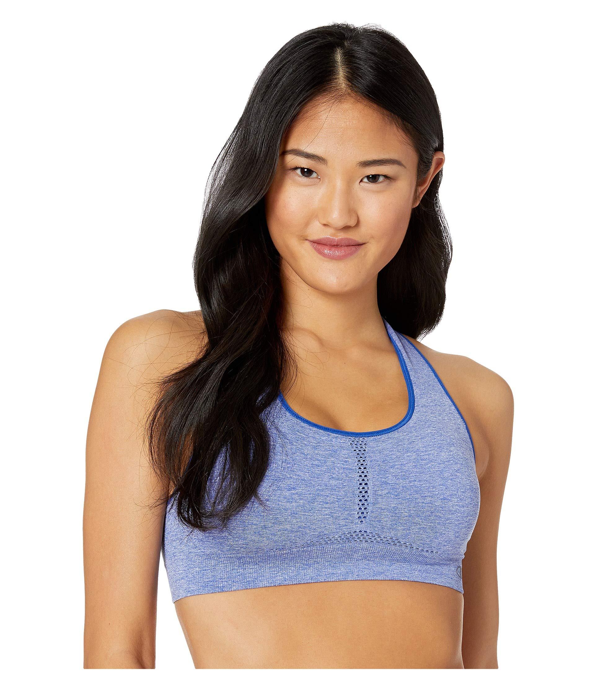 Champion Synthetic Infinity Shape Sports Bra in Blue Lyst