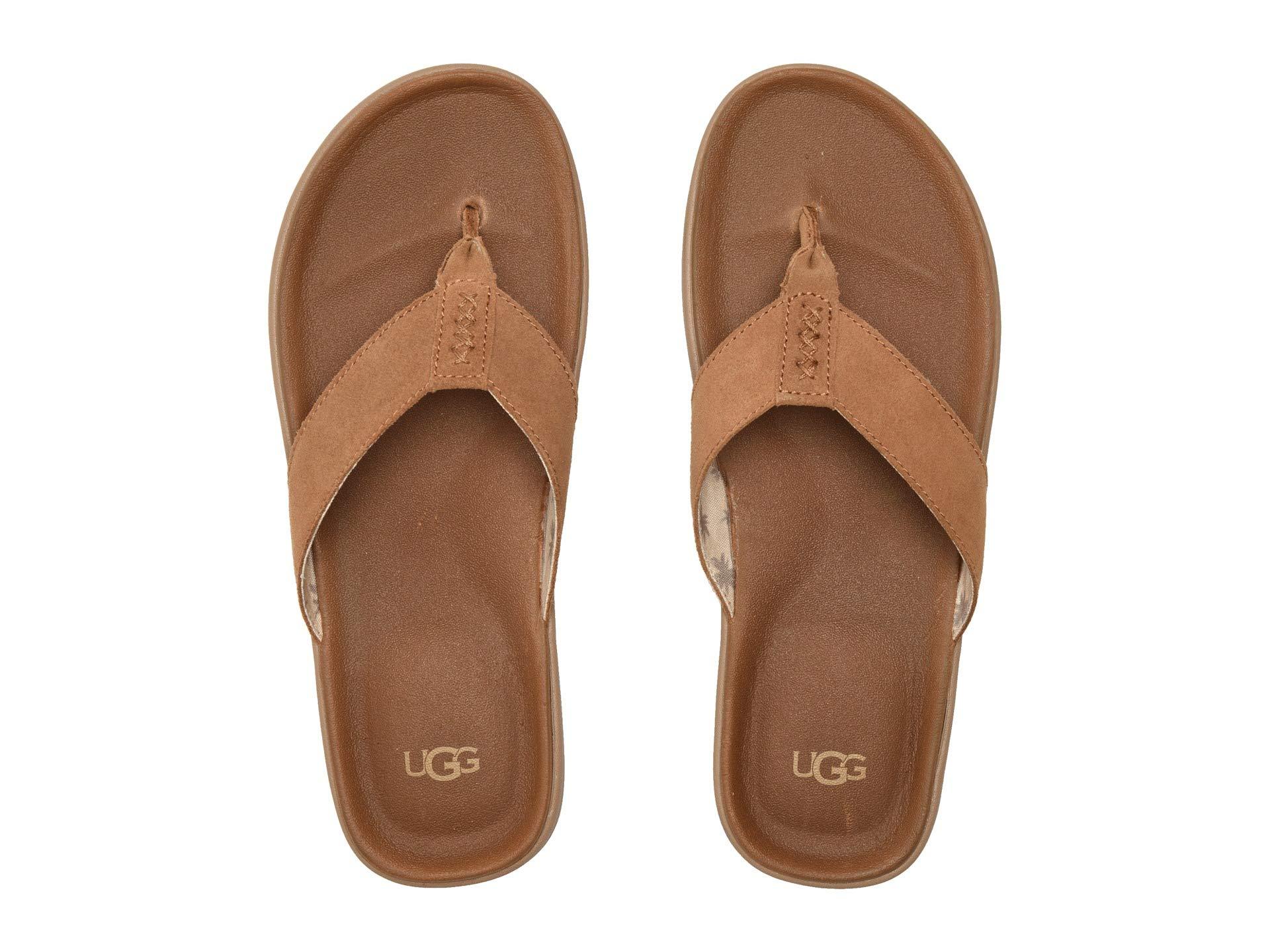 ugg tan brookside slide sandals