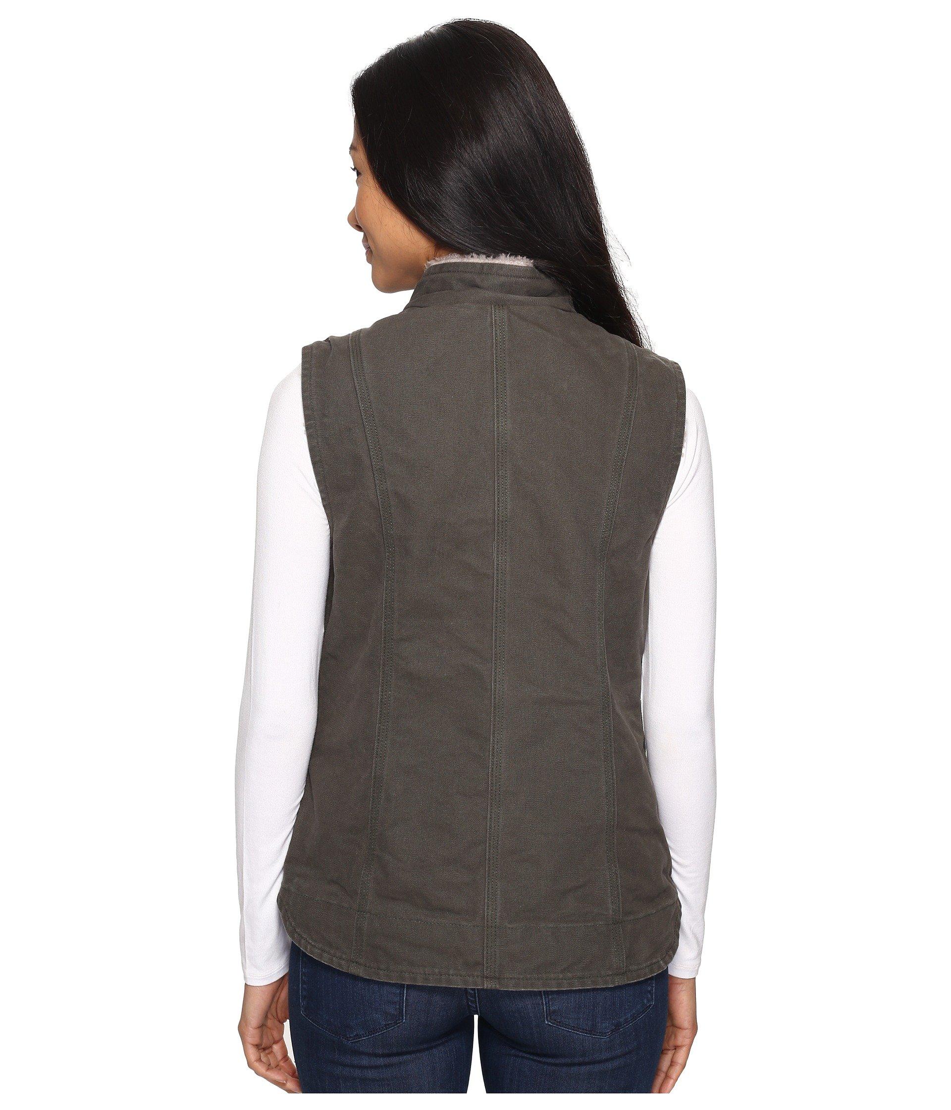 Download Carhartt Synthetic Sandstone Mock Neck Vest in Beige (Natural) - Lyst