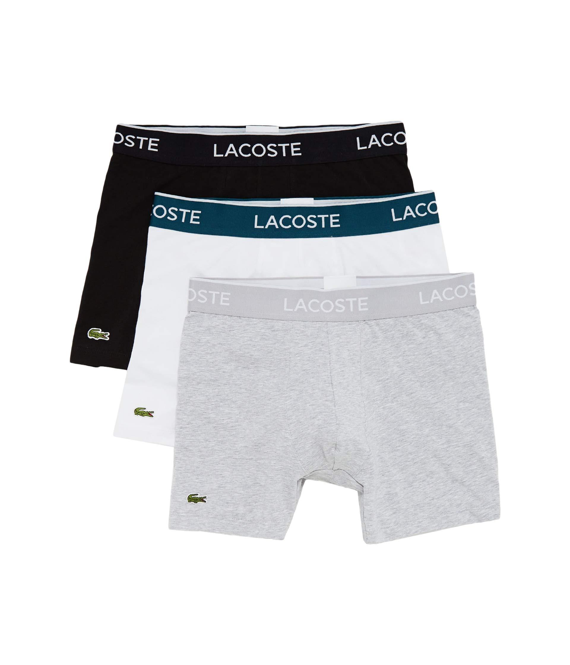Lacoste Cotton Boxer Briefs 3pack Casual Classic for Men Lyst