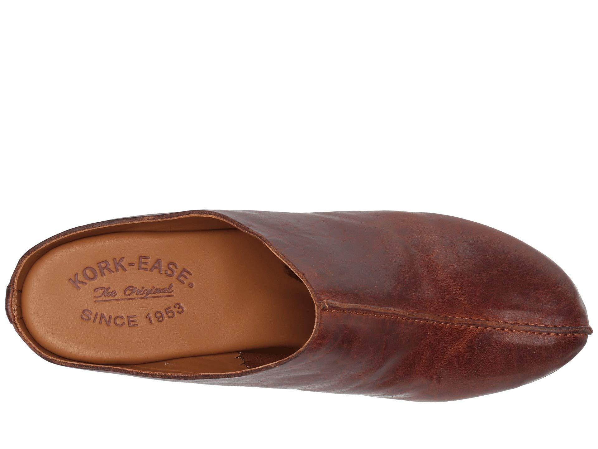 kork ease sagano clog dark brown