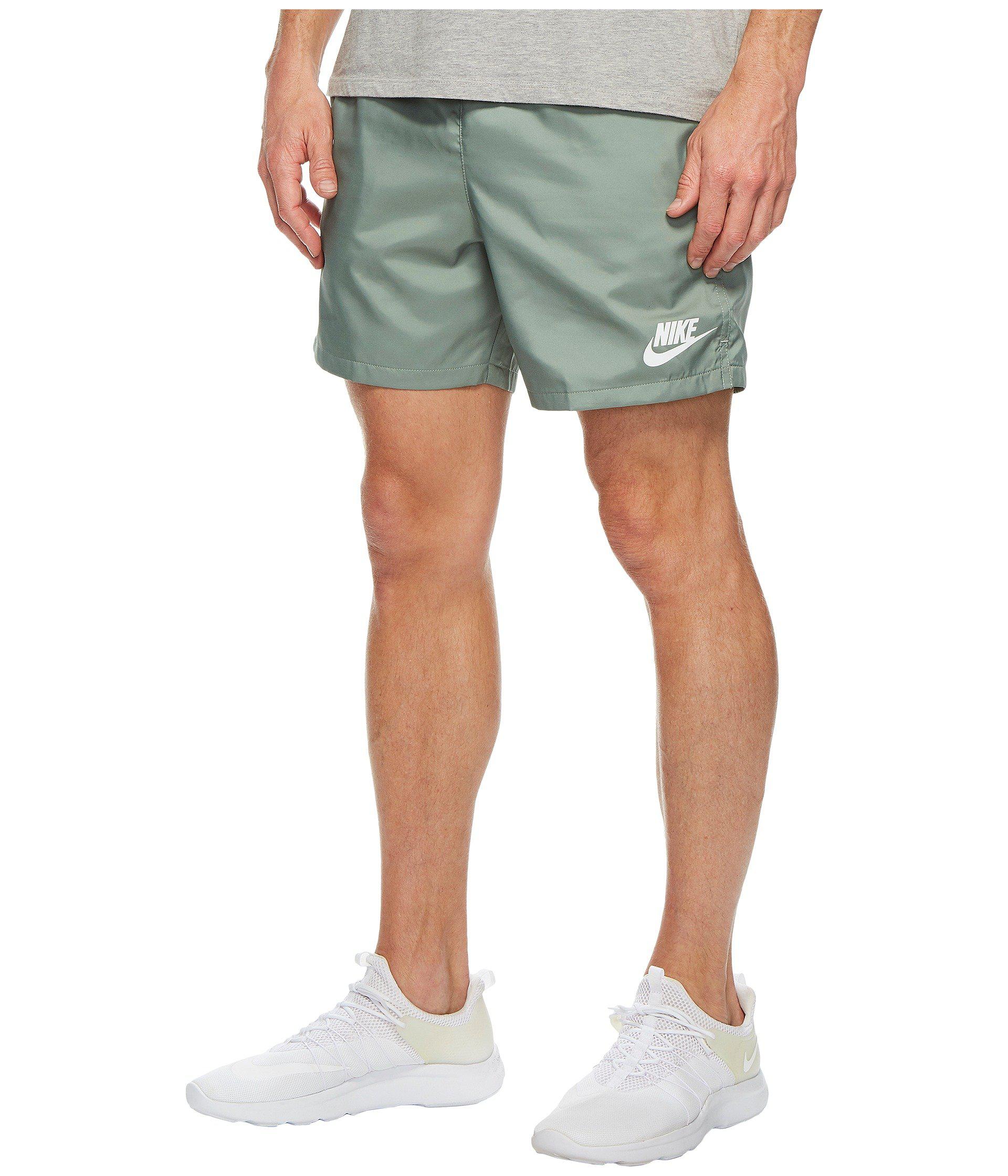 nike flow shorts green