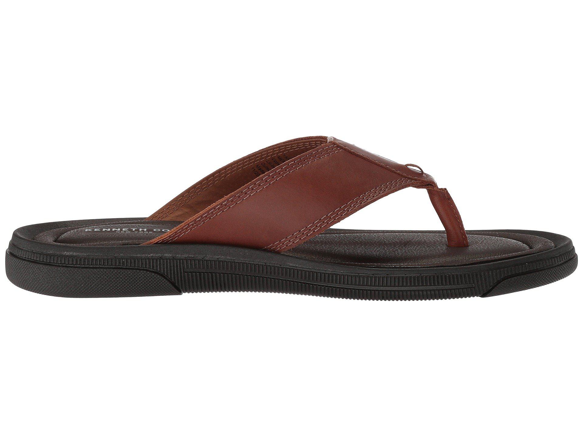 Cole Leather Yard Sandal B (cognac) Men's Sandals in Brown for