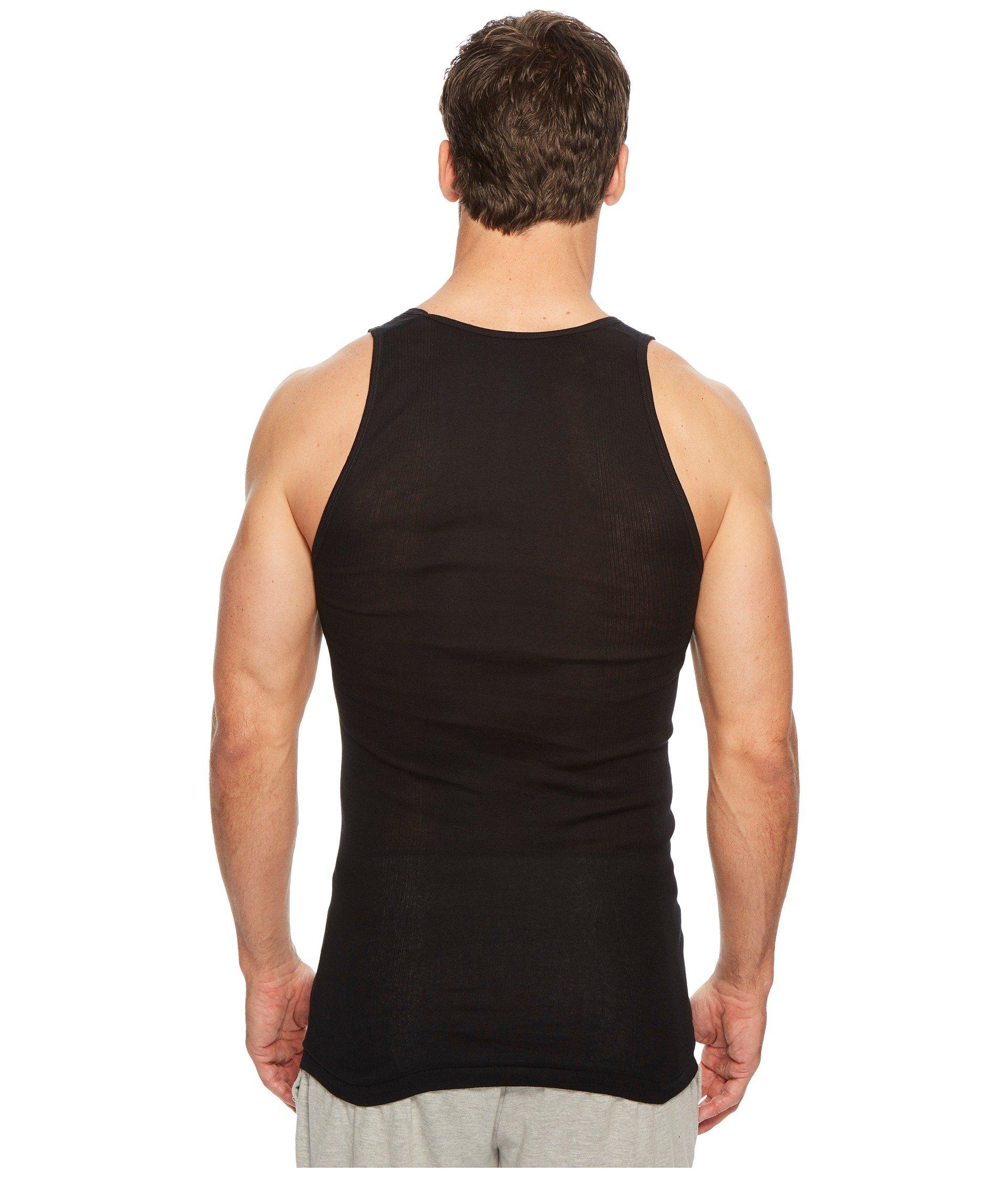 2xist Cotton 2(x)ist 3-pack Essential Athletic Tank Top (black 1 ...