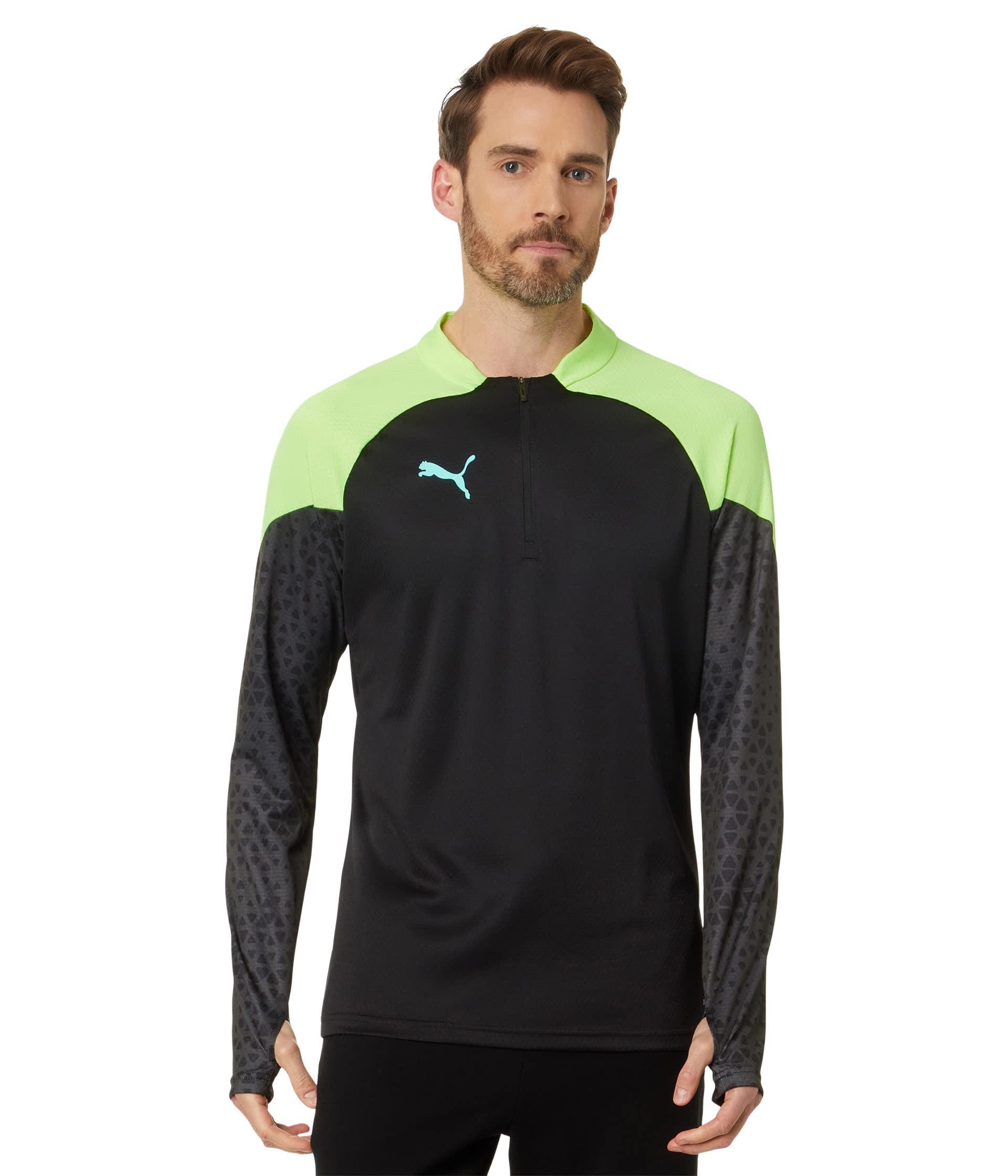 PUMA Individualcup Training 1/4 Zip Top in Green for Men | Lyst