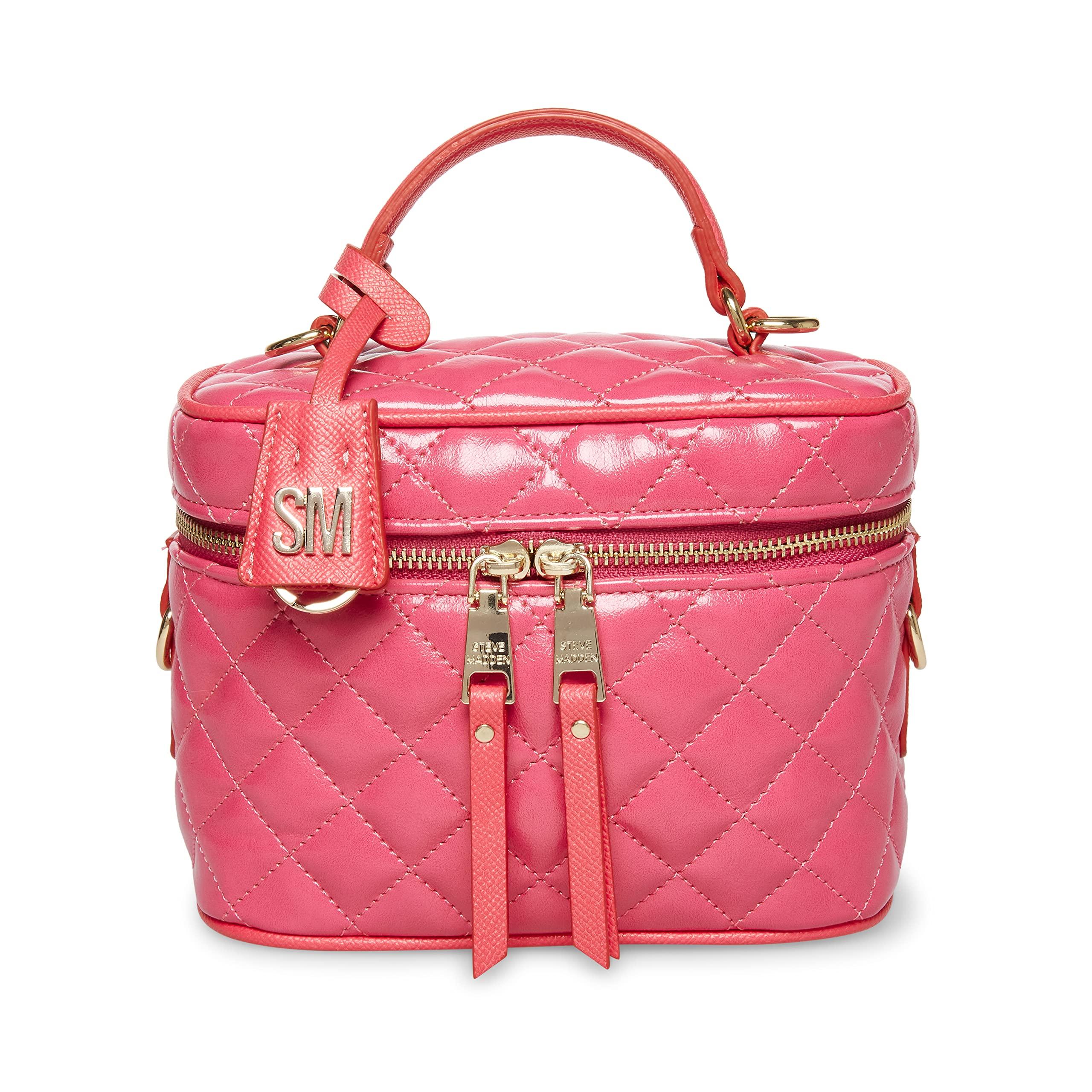 STEVE MADDEN Light Pink BCATALIN Weekender Bag Quilted Carry On Wallet NWT