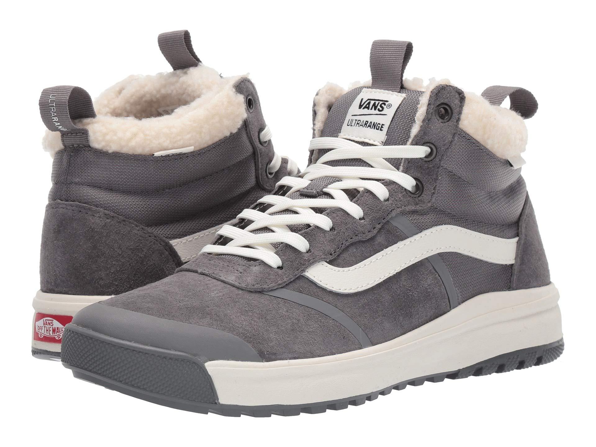 vans ultrarange hi grey
