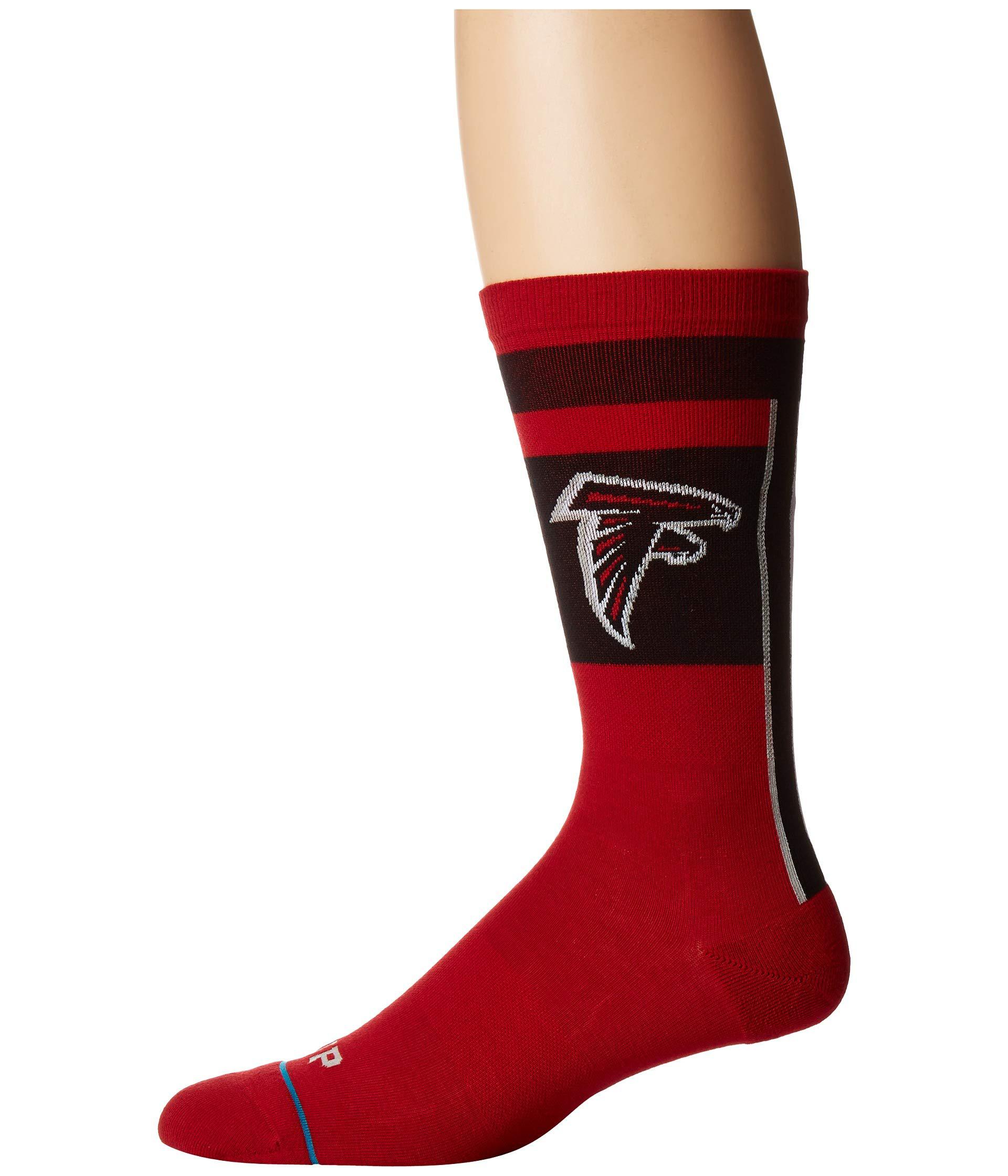 Lyst Stance Falcons Rise Up (red) Men's Crew Cut Socks Shoes in Red