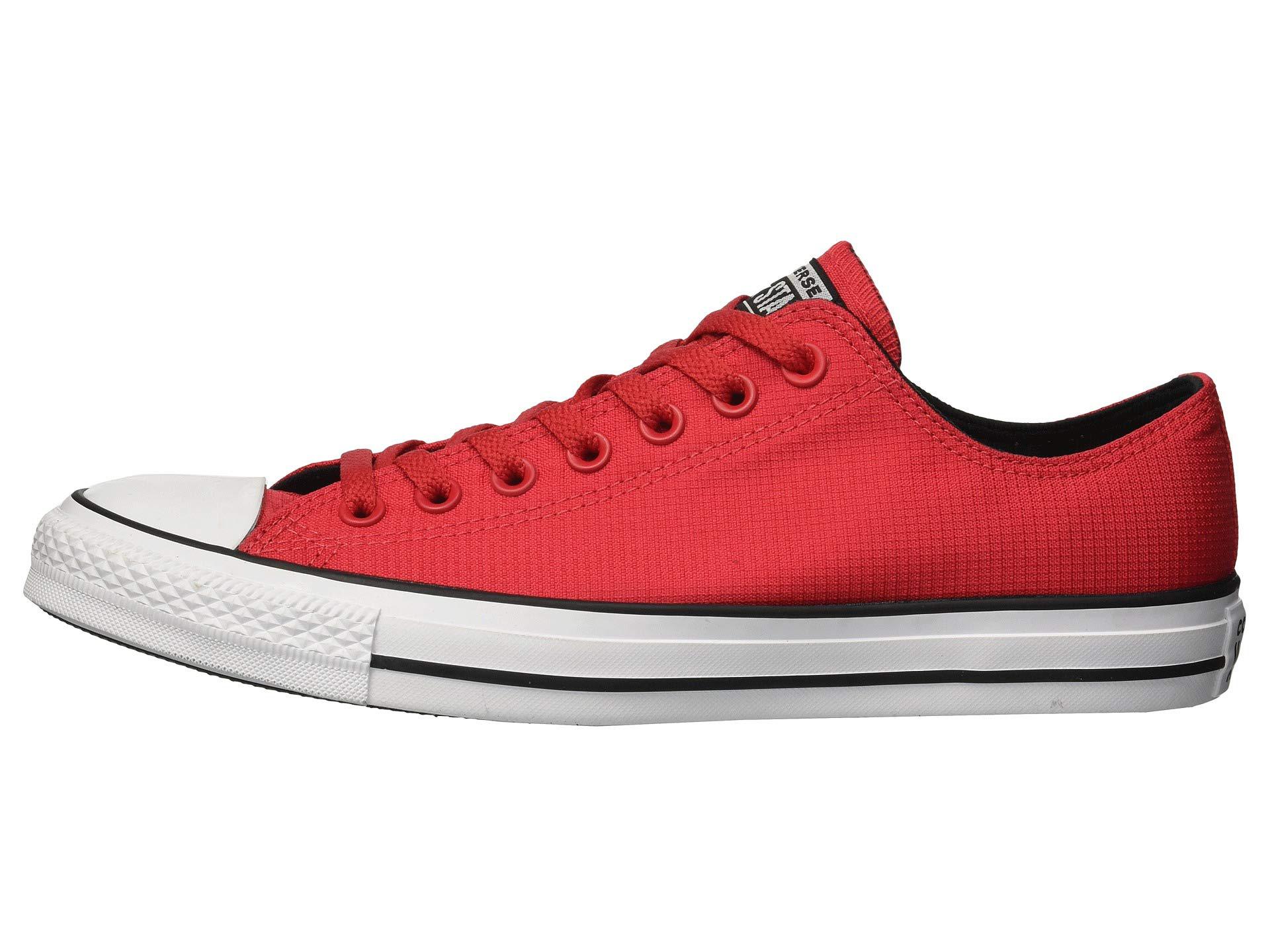 Converse Chuck Taylor All Star Lightweight Nylon Low Top Sneaker in Red for  Men | Lyst
