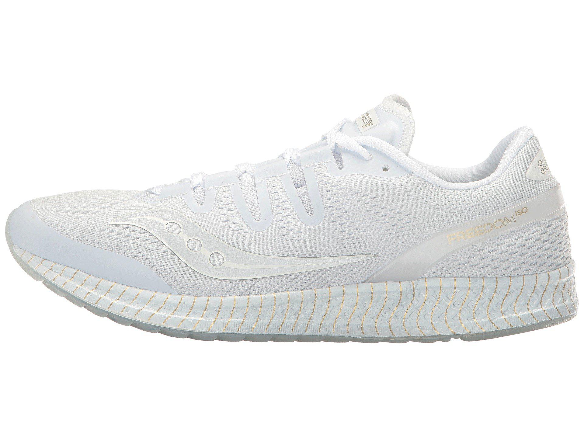 saucony freedom iso white gold