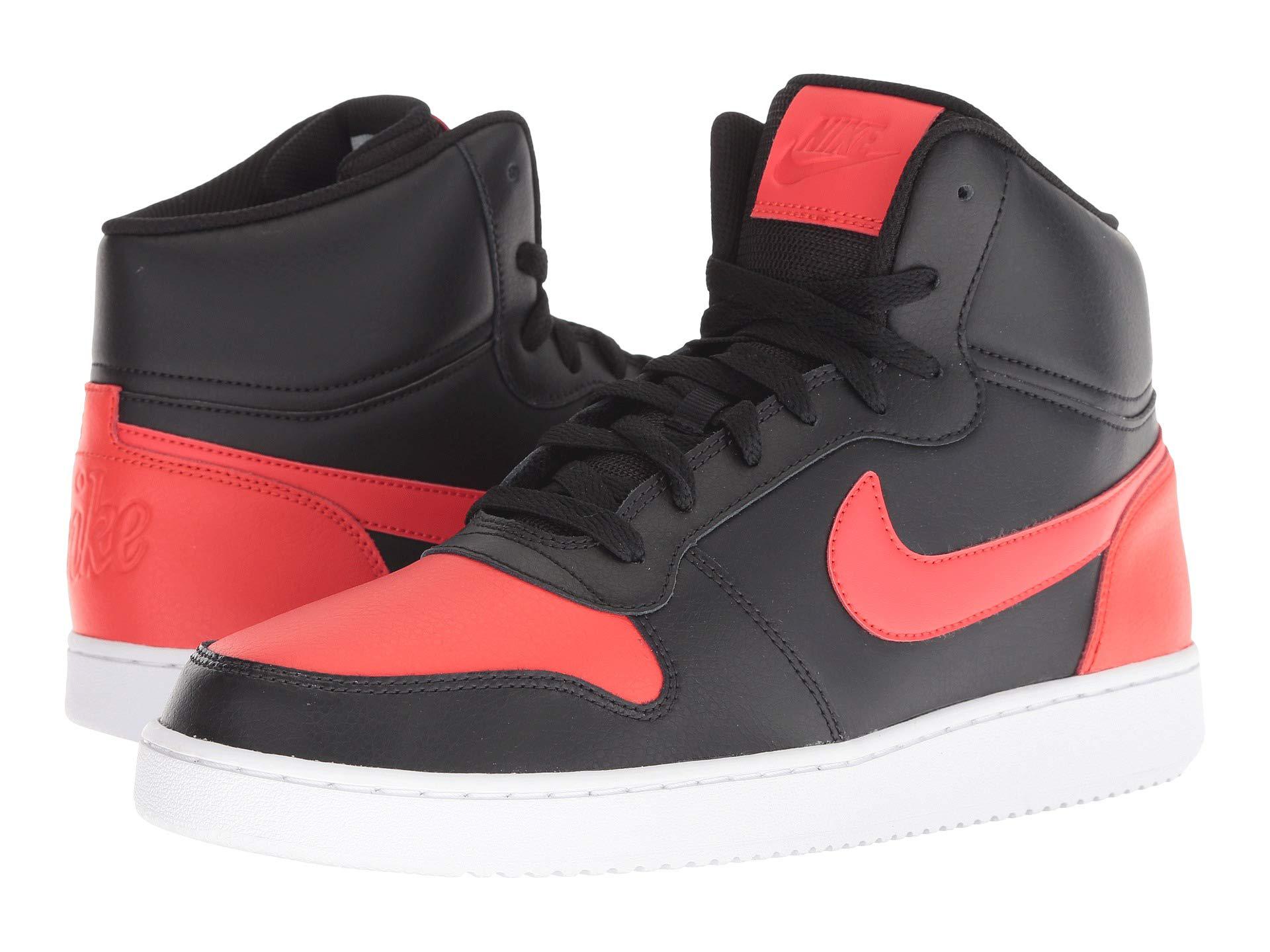 Nike Ebernon Mid (black/habanero Red/white) Men's Classic Shoes for Men |  Lyst