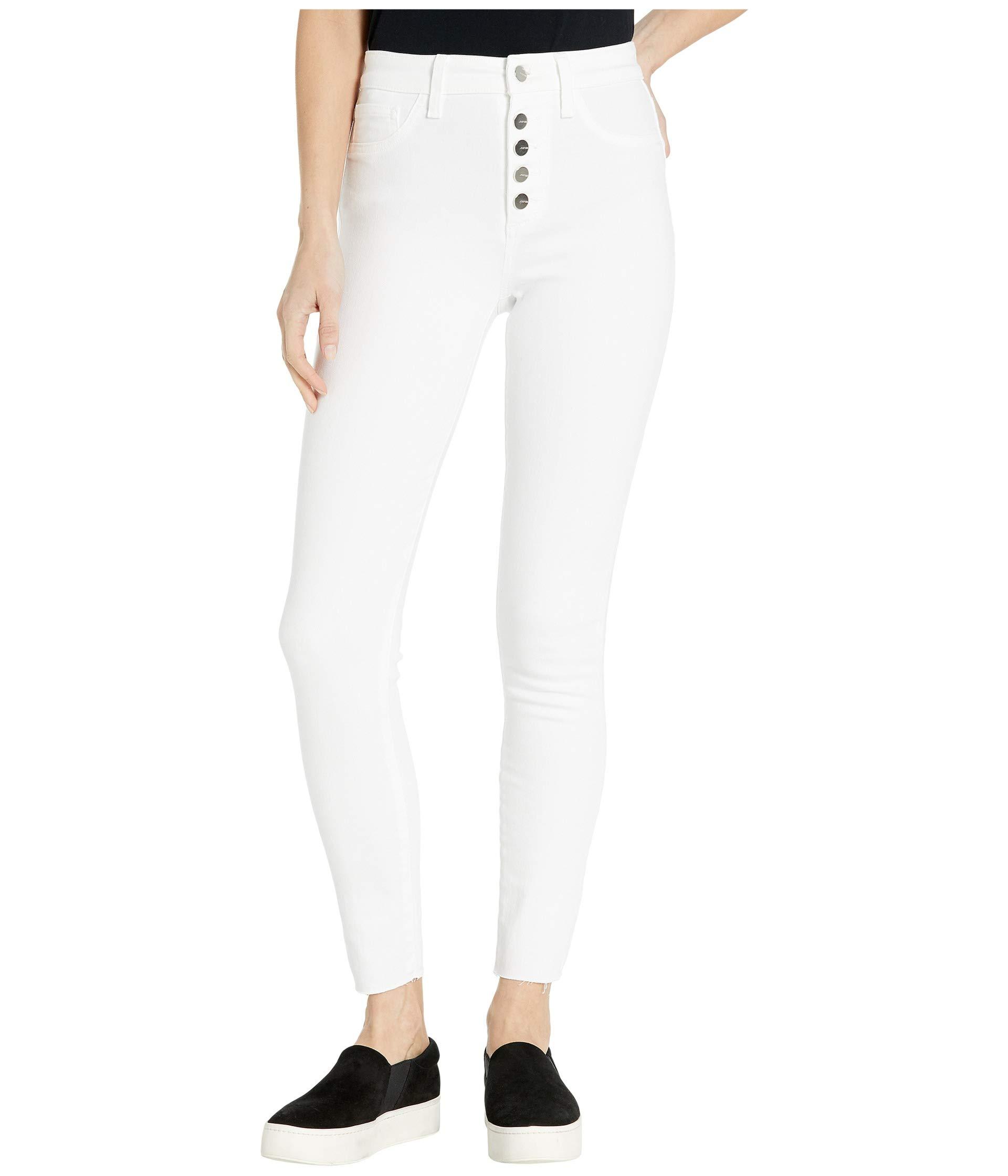 Joe's Jeans Denim Charlie Ankle Exposed Button Fly Cut Hem Jeans In