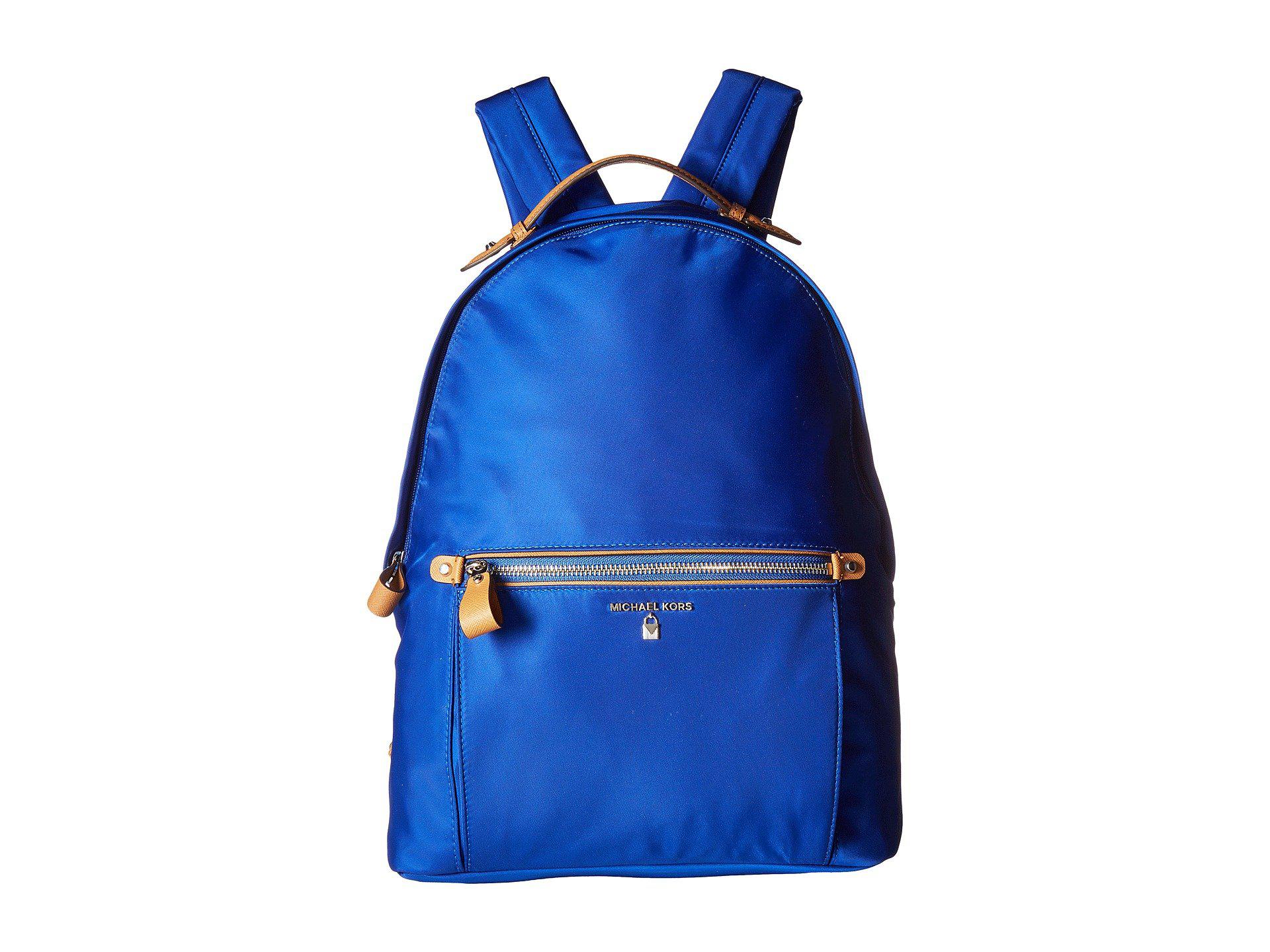 mk blue backpack