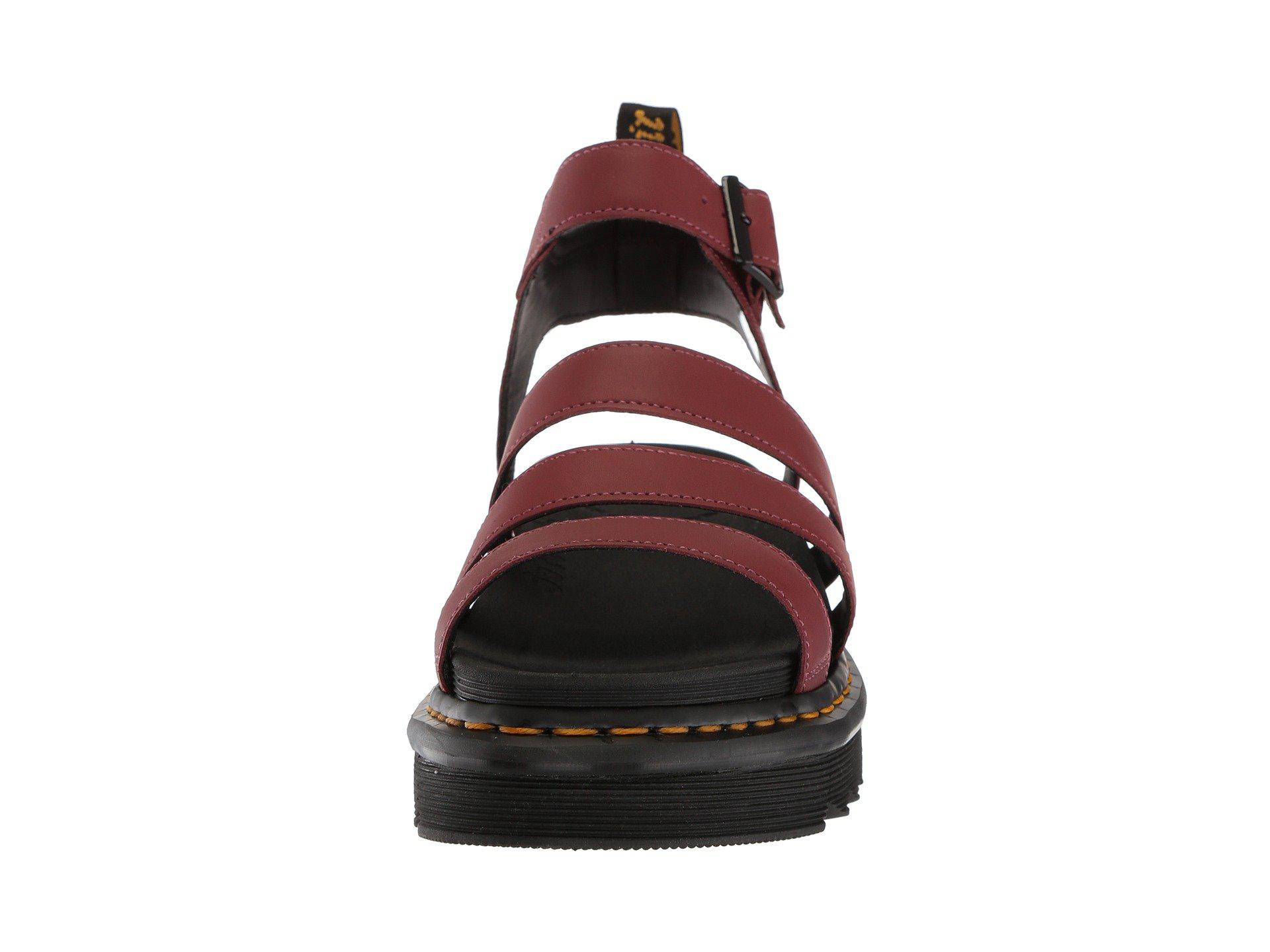 Dr. Martens Blaire Cherry Sandals in Red | Lyst