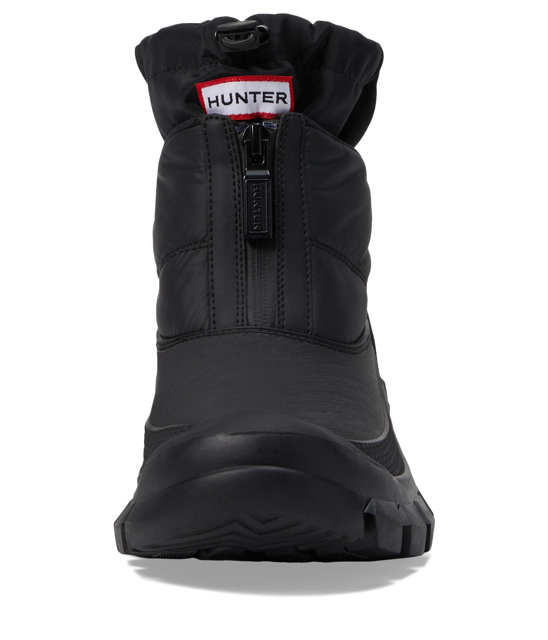 HUNTER Intrepid Ankle Zip Snow Boot in Black | Lyst