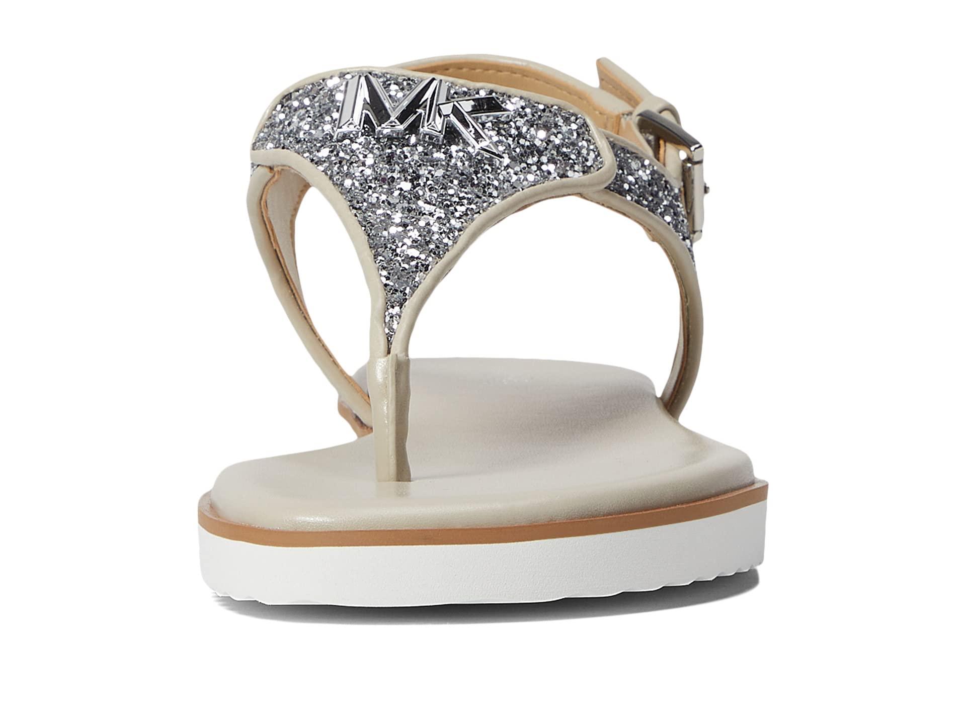 Michael Kors Jilly Flat Sandal in Metallic | Lyst