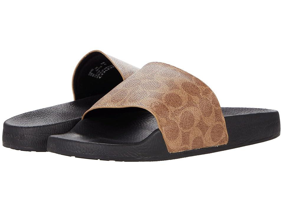 【COACH】プール スライド スケッチ プリント COACH® | Coach X Peanuts Pool Slide In Signature Canvas With