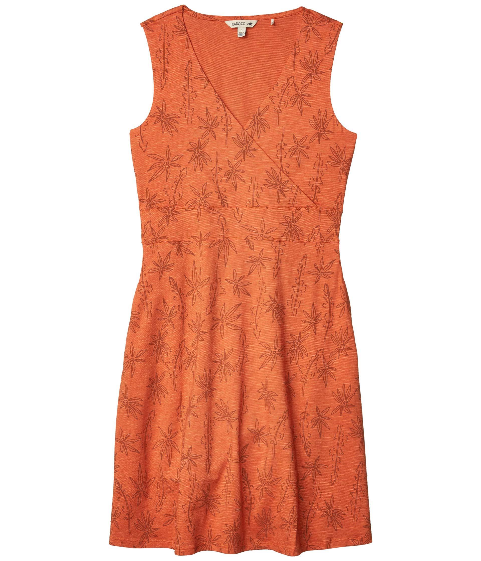 cue wrap sleeveless dress