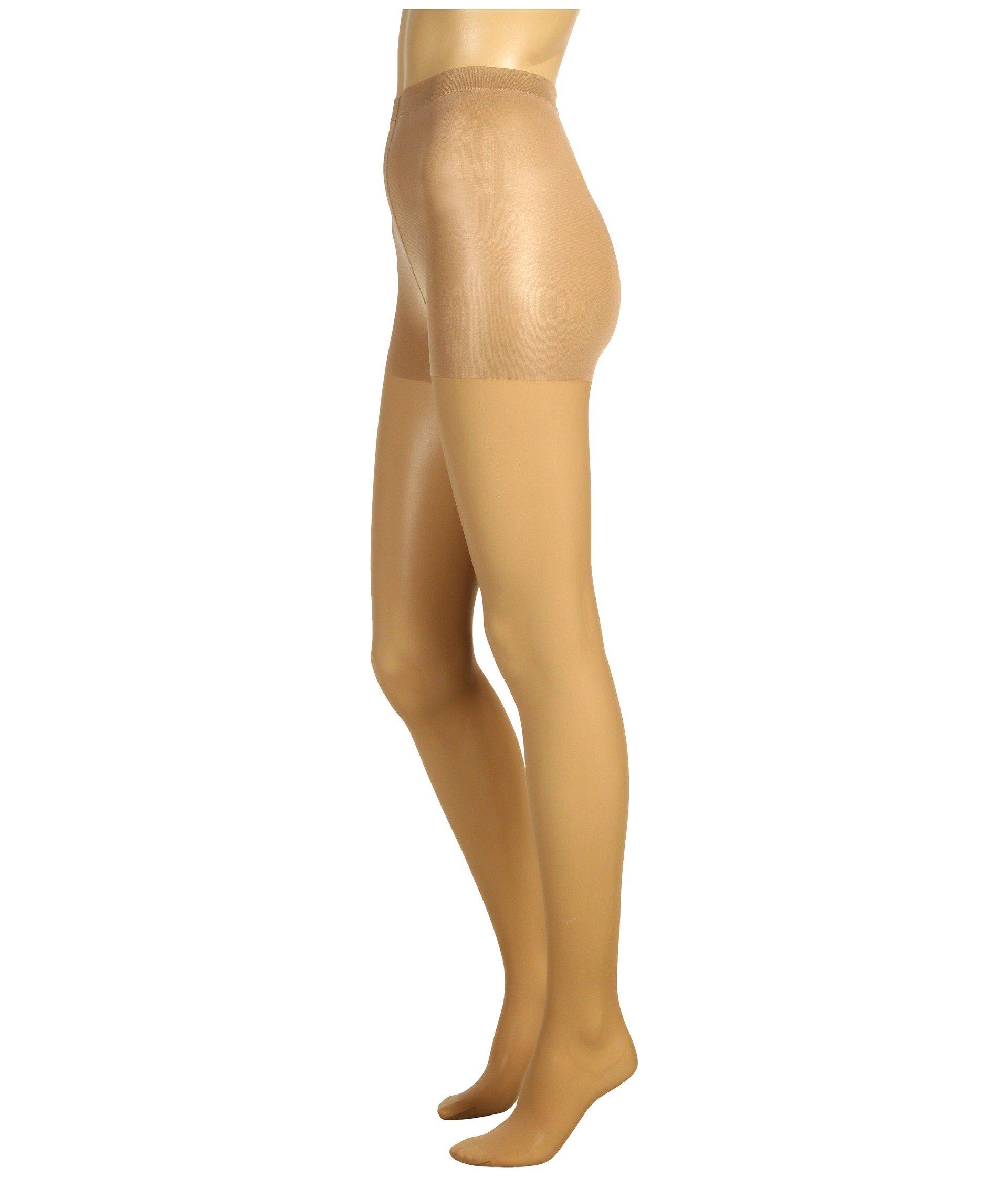 Wolford Synthetic Individual 10 Control Top Tights in Beige (Natural