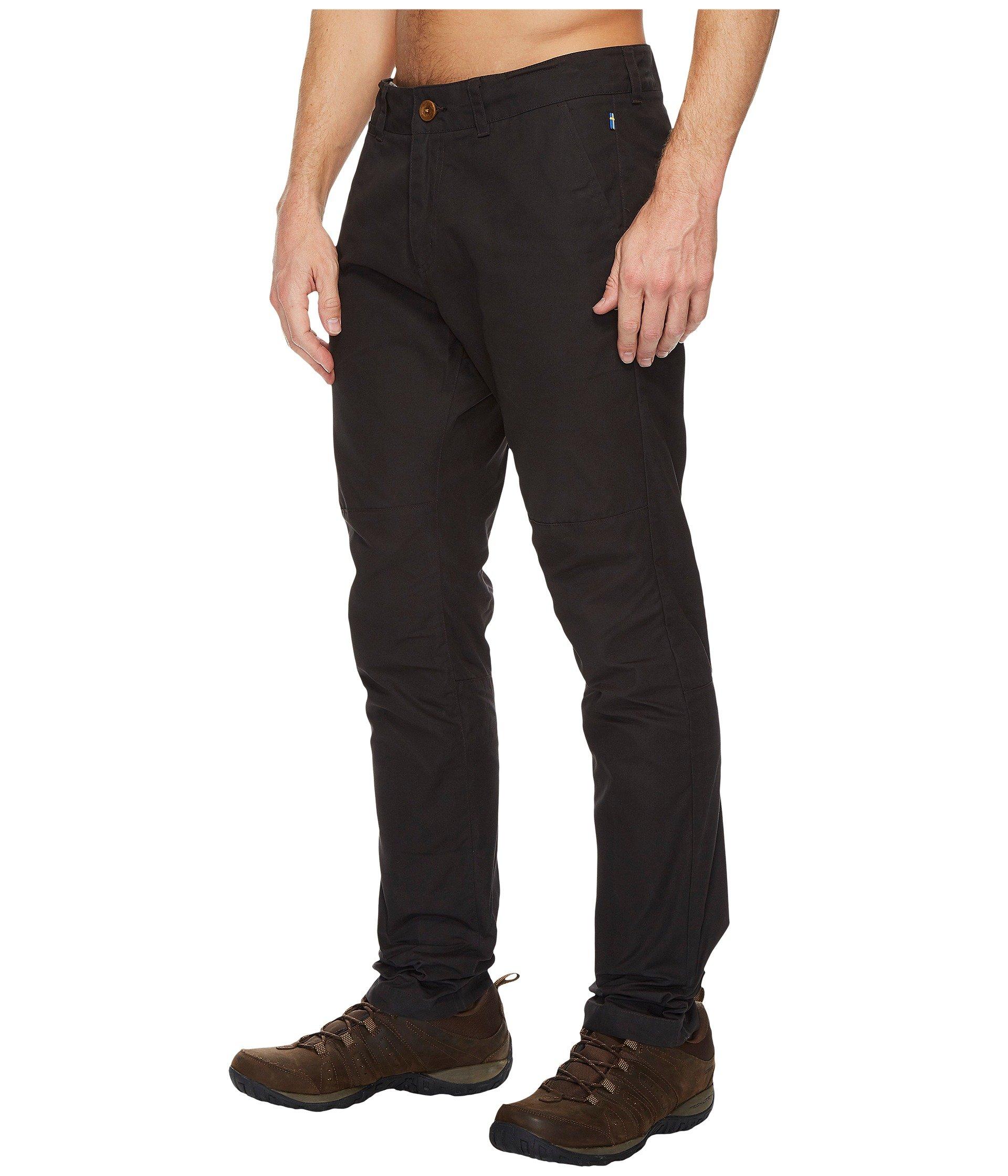 Fjallraven Synthetic Sormland Tapered Trousers in Gray for Men - Lyst