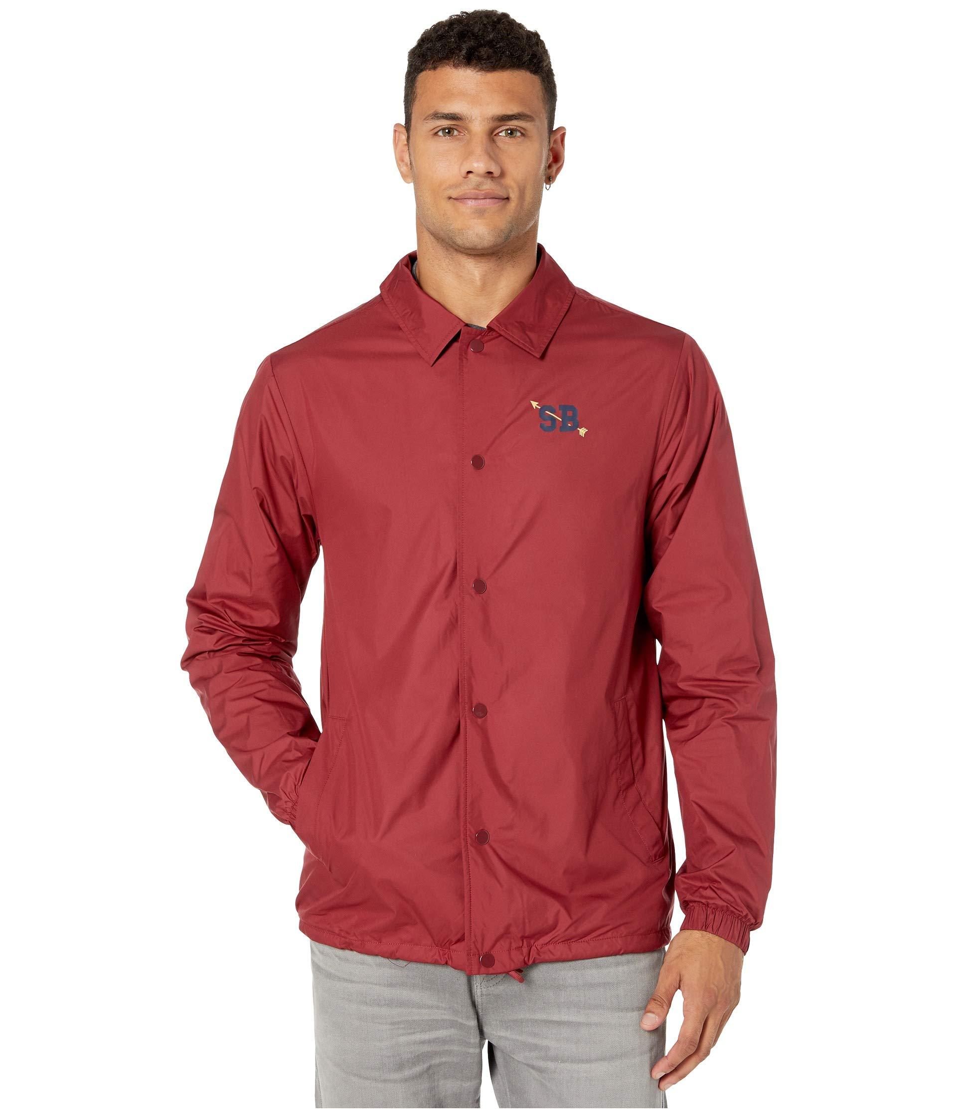 Nike Shield Coaches Jacket in Red for Men Lyst